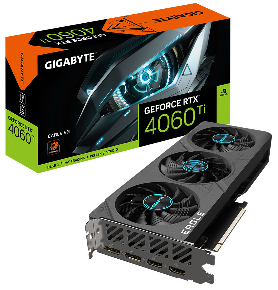 Tarjeta Gráfica Gigabyte GeForce® RTX 4060 Ti Eagle 8GB GD6 DLSS3