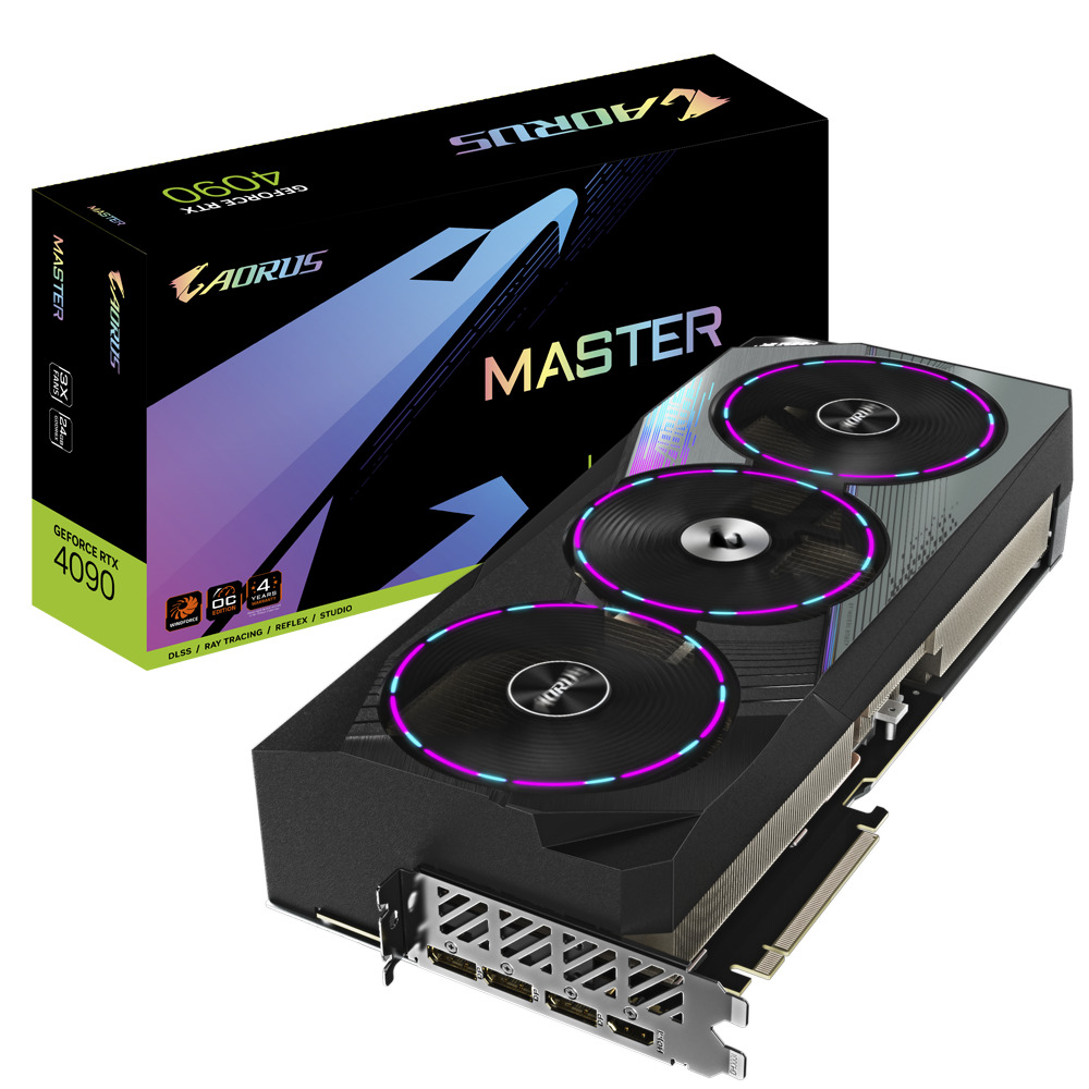 Tarjeta Gráfica Gigabyte GeForce® RTX 4090 Aorus Master 24GB GD6X DLSS3