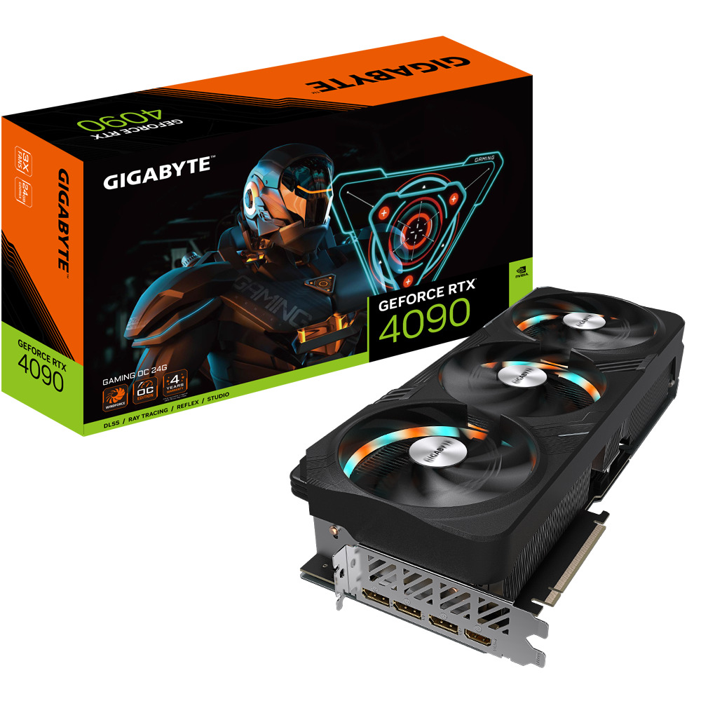 Tarjeta Gráfica Gigabyte GeForce® RTX 4090 Gaming OC 24GB GD6X DLSS3