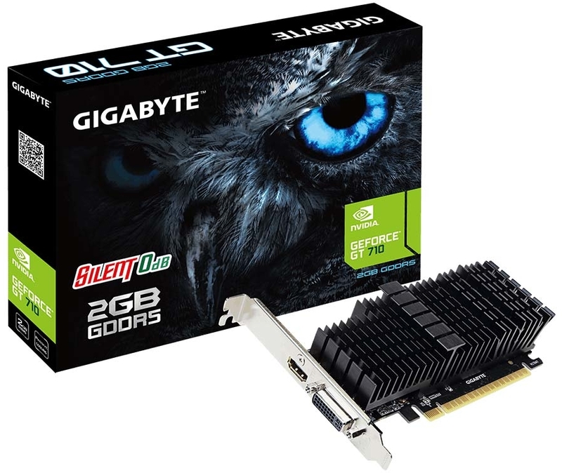 Gigabyte - Tarjeta Gráfica Gigabyte GeForce® GT 710 LP 2G