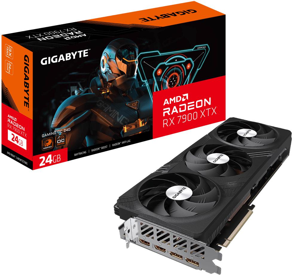 Gigabyte - Tarjeta Gráfica Gigabyte Radeon RX 7900 XTX Gaming OC 24GB GDDR6