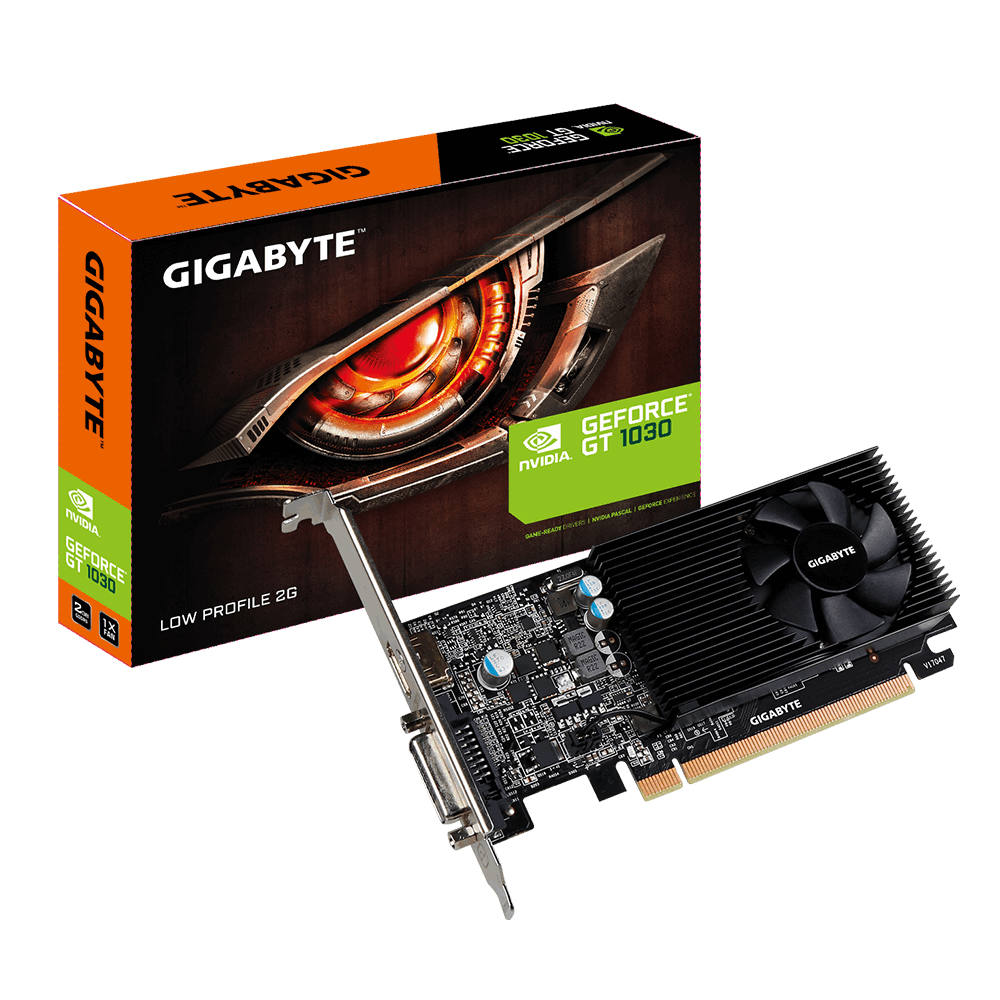 Gigabyte - Tarjeta Gráfica Gigabyte GeForce® GT 1030 LP 2GB GD5