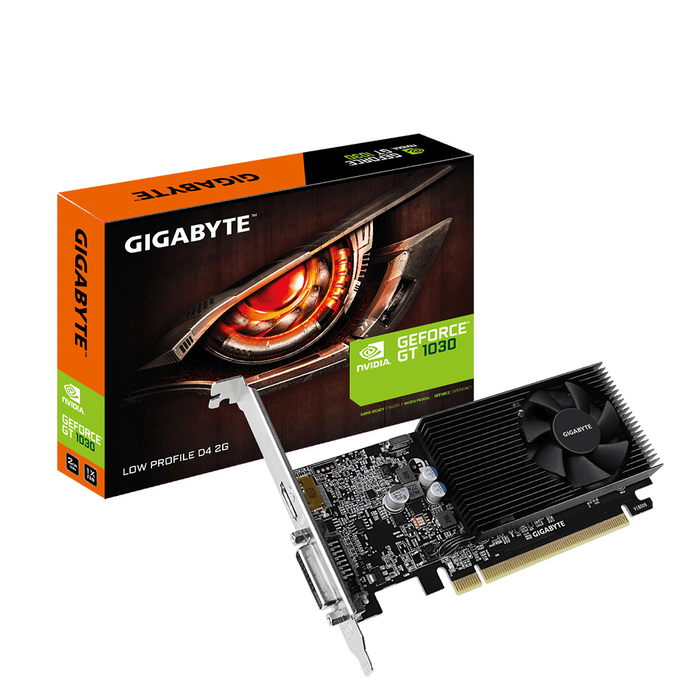 Gigabyte - Tarjeta Gráfica Gigabyte GeForce® GT 1030 LP 2GB GD4