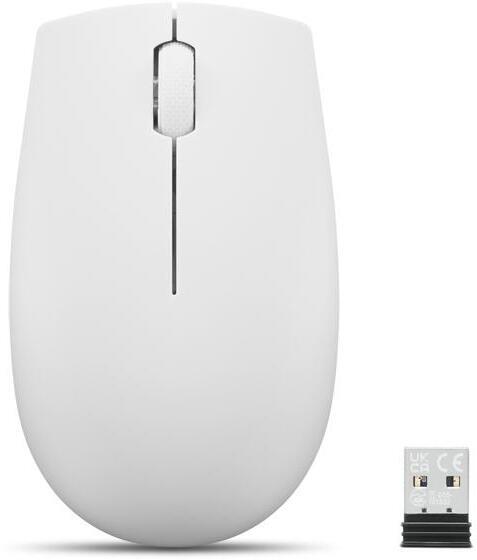 Lenovo - Ratón Lenovo 300 Compact Wireless Cloud Grey