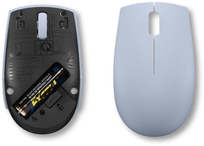 Lenovo - Ratón Lenovo 300 Compact Wireless Frost Blue