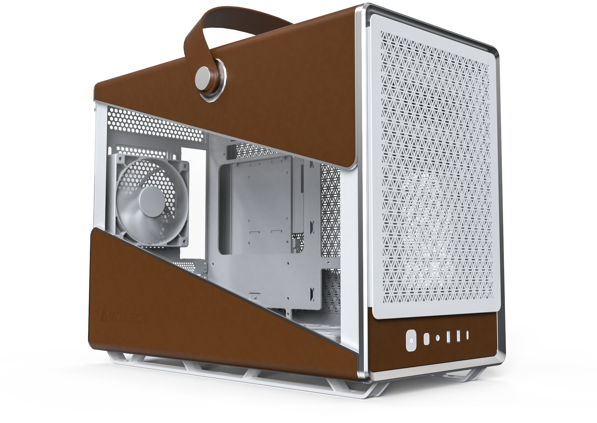 Montech - Caja Micro-ATX Montech Heritage Pro Blanco