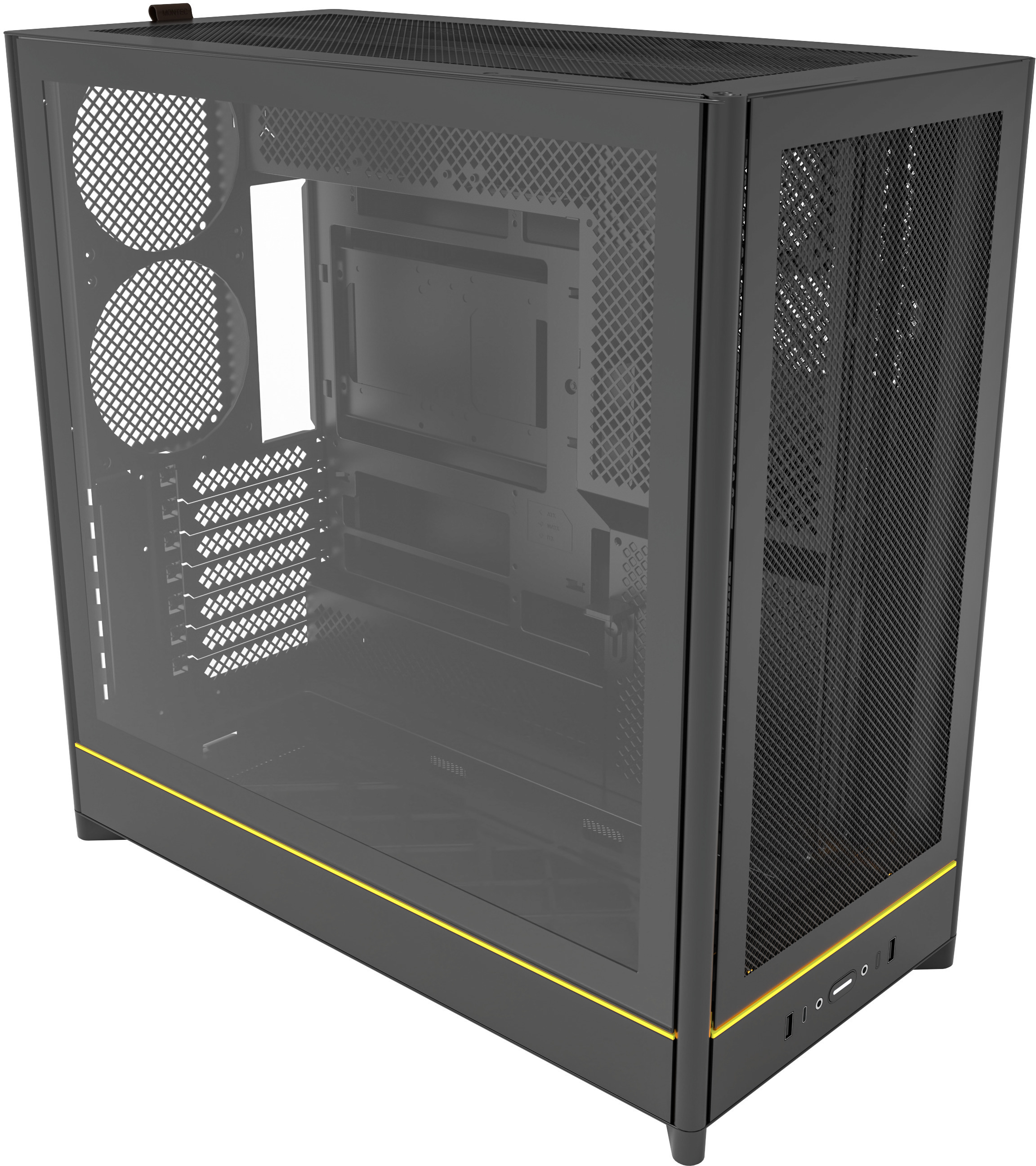 Montech - Caja ATX Montech HS01 Negro