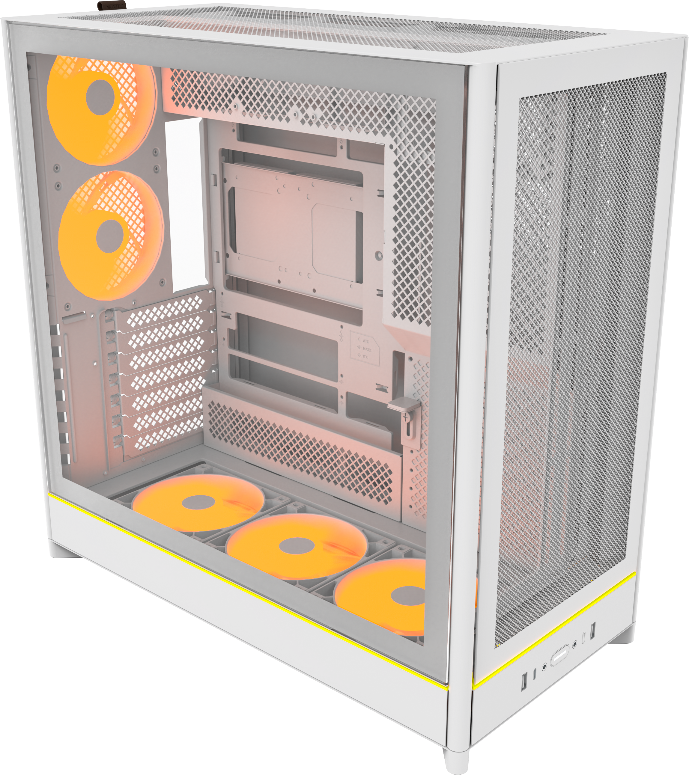 Montech - Caja ATX Montech HS01 Pro Blanco