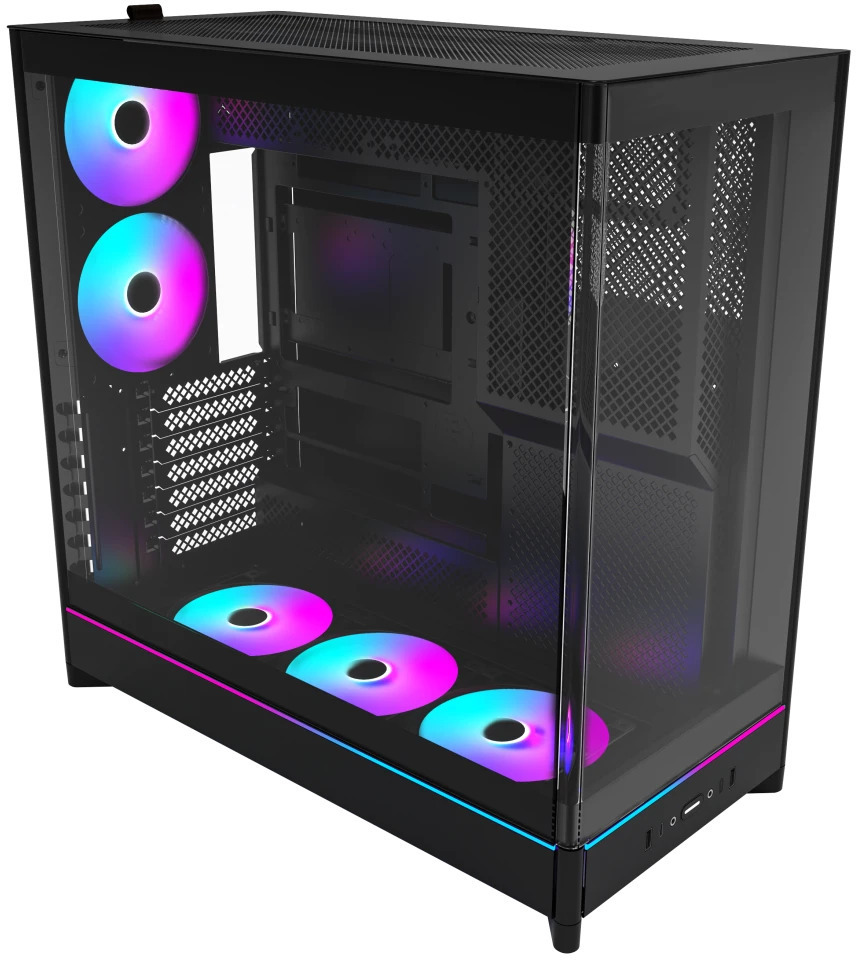 Montech - Caja ATX Montech HS02 Pro Negro