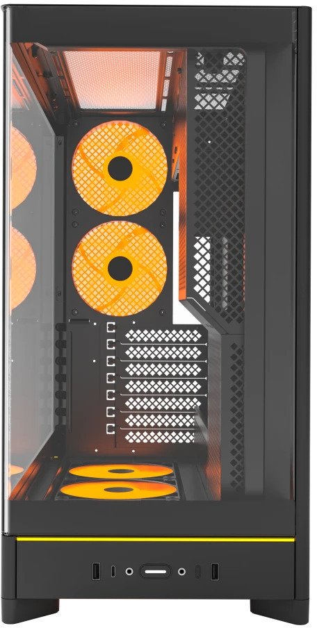 Montech - Caja ATX Montech HS02 Pro Negro