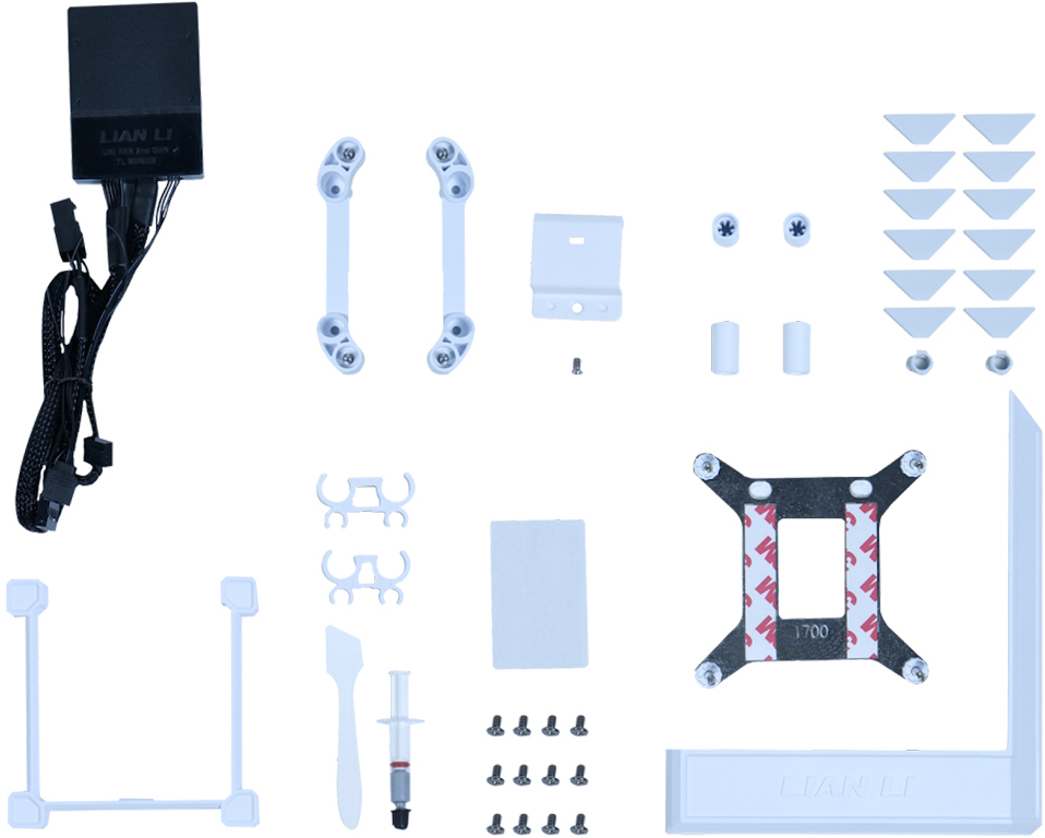 Lian Li - Kit Refrigeración Líquida CPU AIO Lian Li HydroShift LCD 360TL ARGB Blanco - 360mm