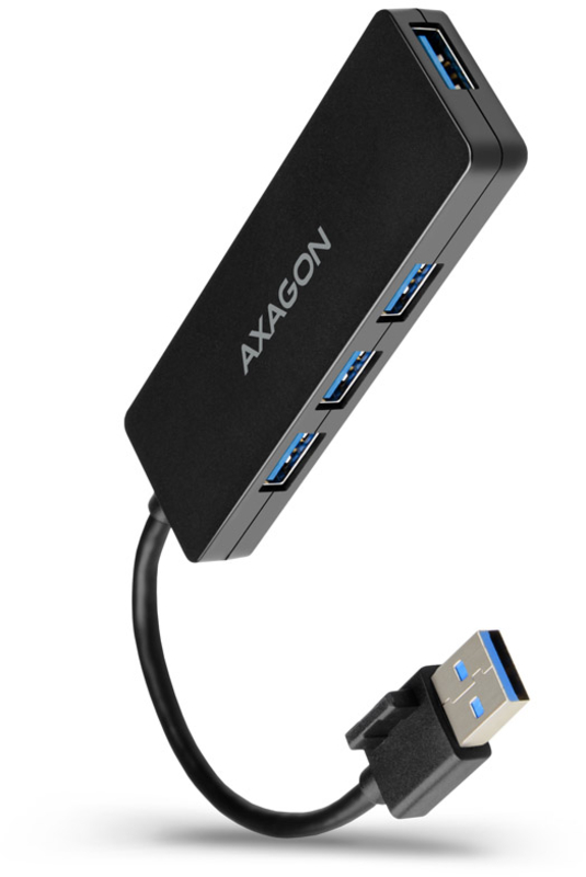 AXAGON - Slim Hub AXAGON HUE-G1A Superspeed USB-A, 4x USB 3.0 - 15cm