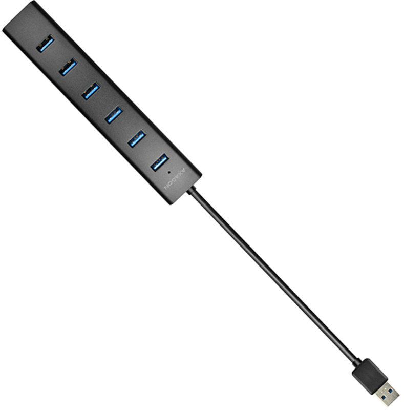 AXAGON - USB-A-Hub AXAGON HUE-SA7BP, 7x USB 3.0, 1x Micro-USB - 40cm