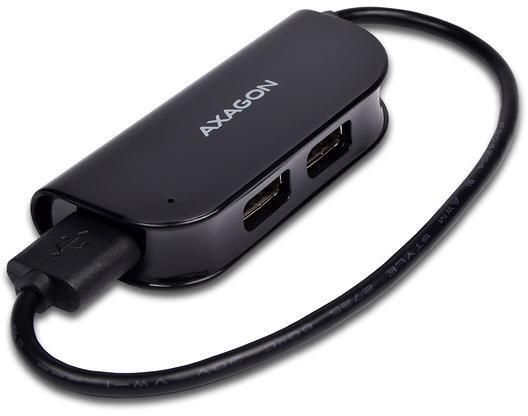 AXAGON - HUB USB AXAGON HUE-X4B 4x USB2.0 READY Negro