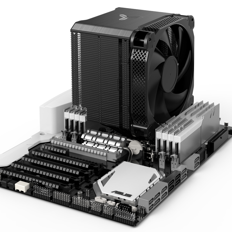 Jonsbo - Ventilador CPU Jonsbo HX6250 Negro - 140mm (LGA 1700)