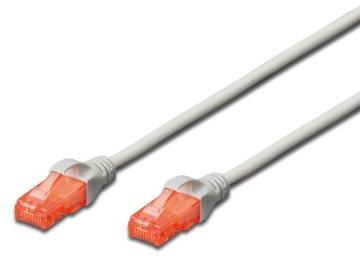 Ewent - Cable de Red Ewent RJ45 U/UTP Cat.6 0.5 M Gris