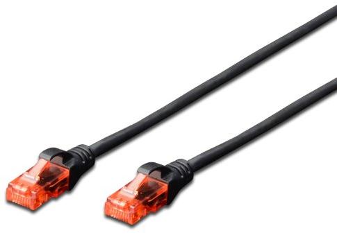 Cable de Red Ewent RJ45 U/UTP Cat.6 0.5 M Negro