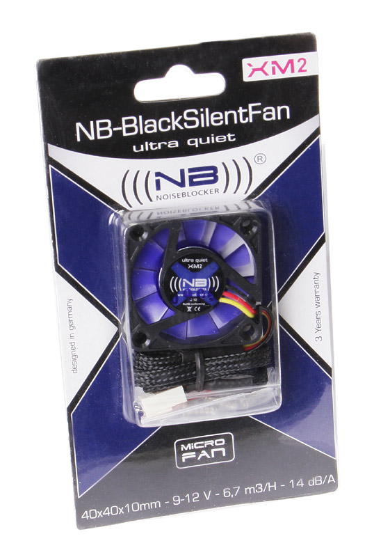 Noiseblocker - Ventilador Noiseblocker BlackSilent XM-1 40mm