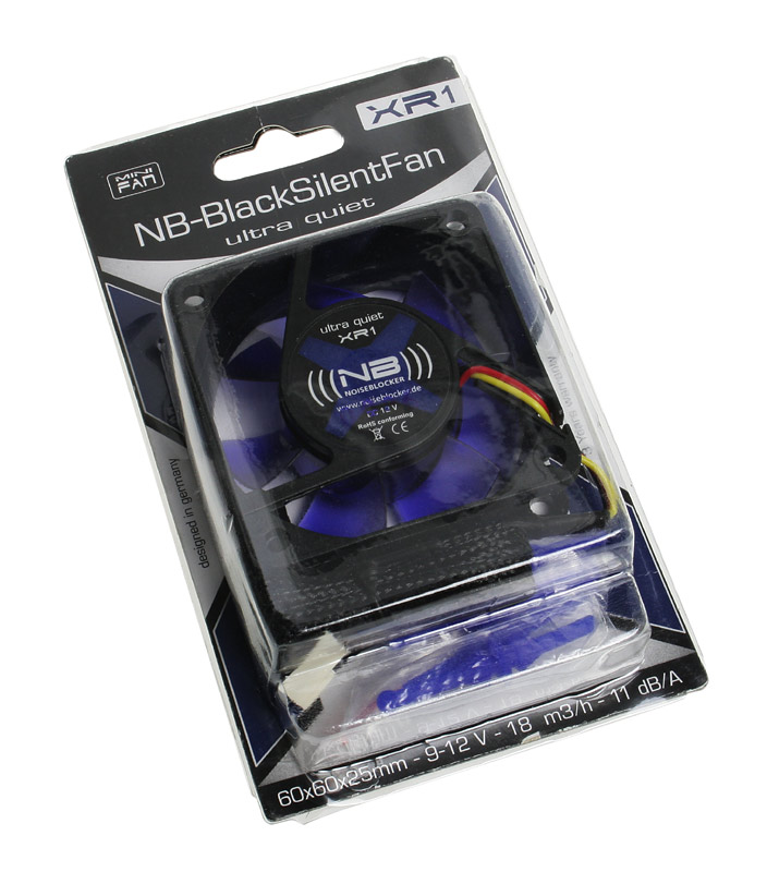 Noiseblocker - Ventilador Noiseblocker BlackSilent XR-1 60mm