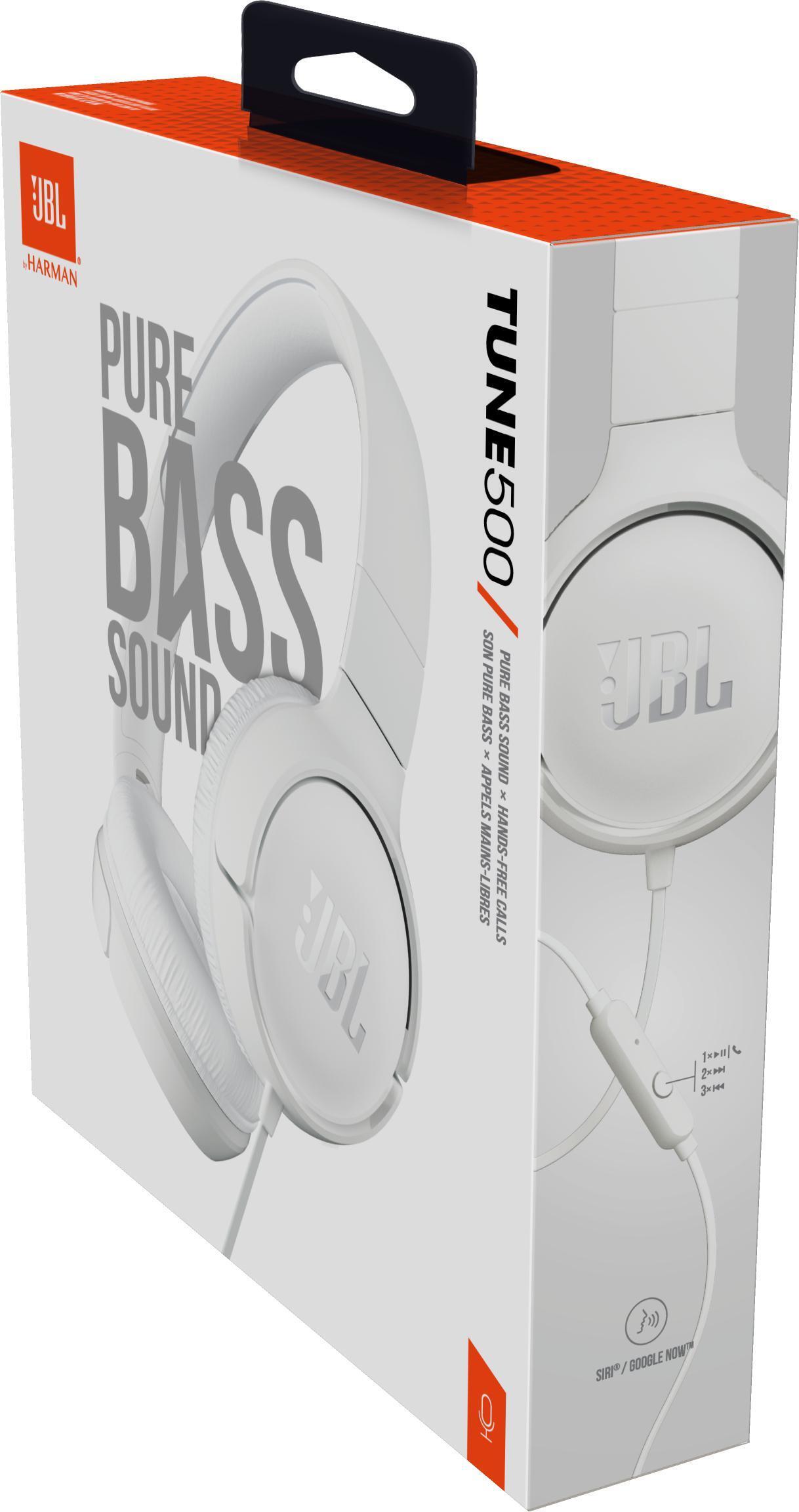 JBL - JBL Auscultadores Tune 500 - Blanco