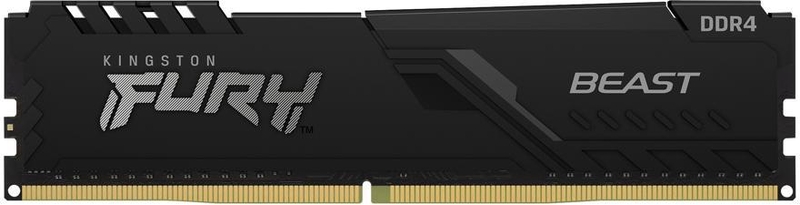 Kingston - Kingston 16GB DDR4 3200MHz FURY Beast Negro 1R CL16