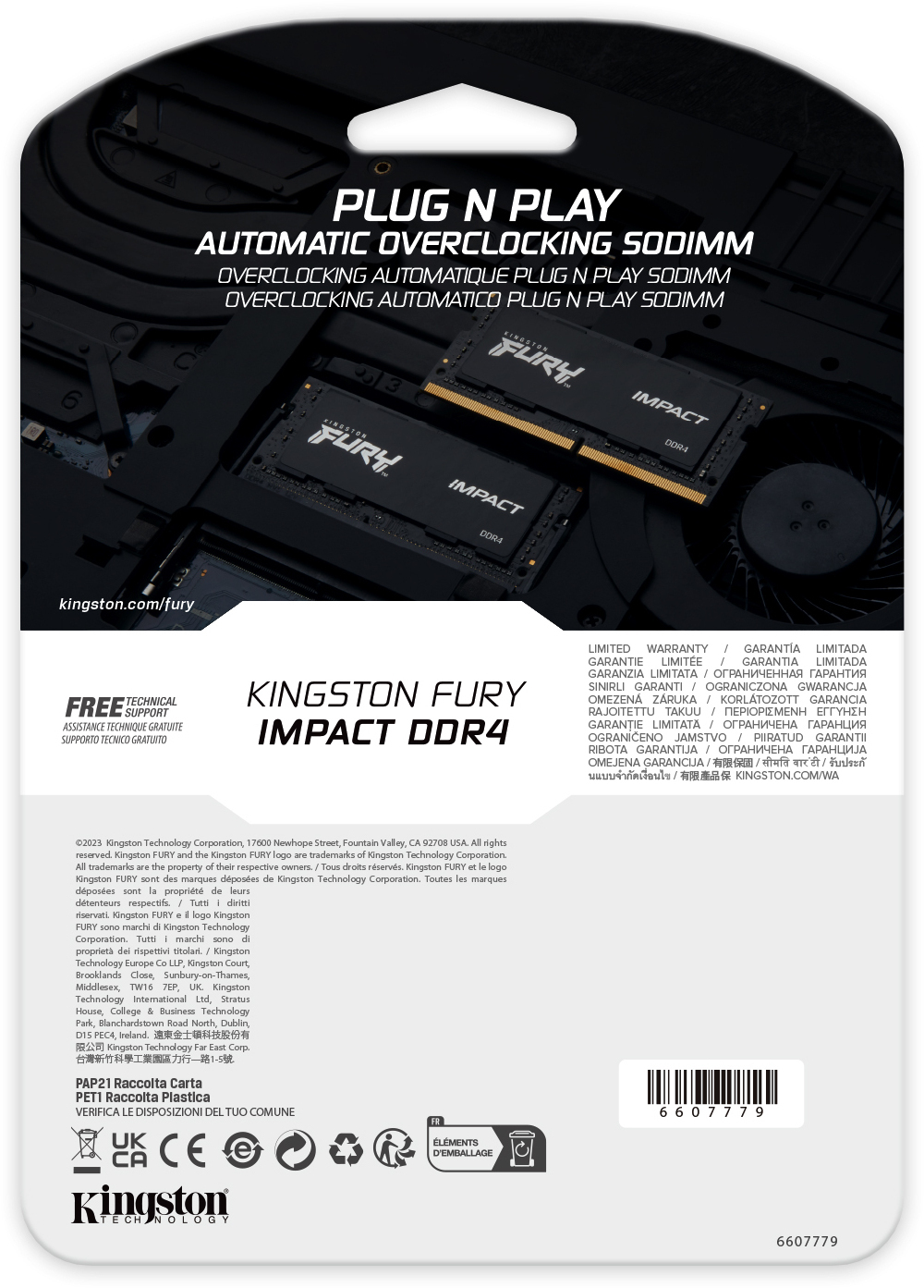 Kingston - ** B Grade ** Kingston SO-DIMM 32GB DDR4 3200MHz Fury Impact CL20