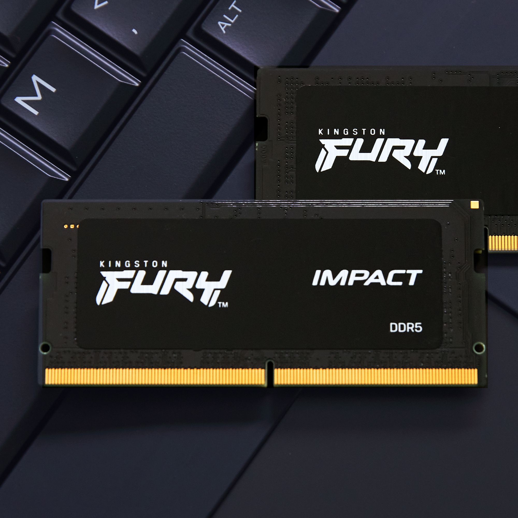 Kingston - Kingston SO-DIMM 16GB DDR5 4800MHz Fury Impact CL38