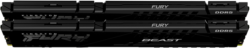 Kingston - Kingston 16GB DDR5 5200MHz FURY Beast Negro CL40