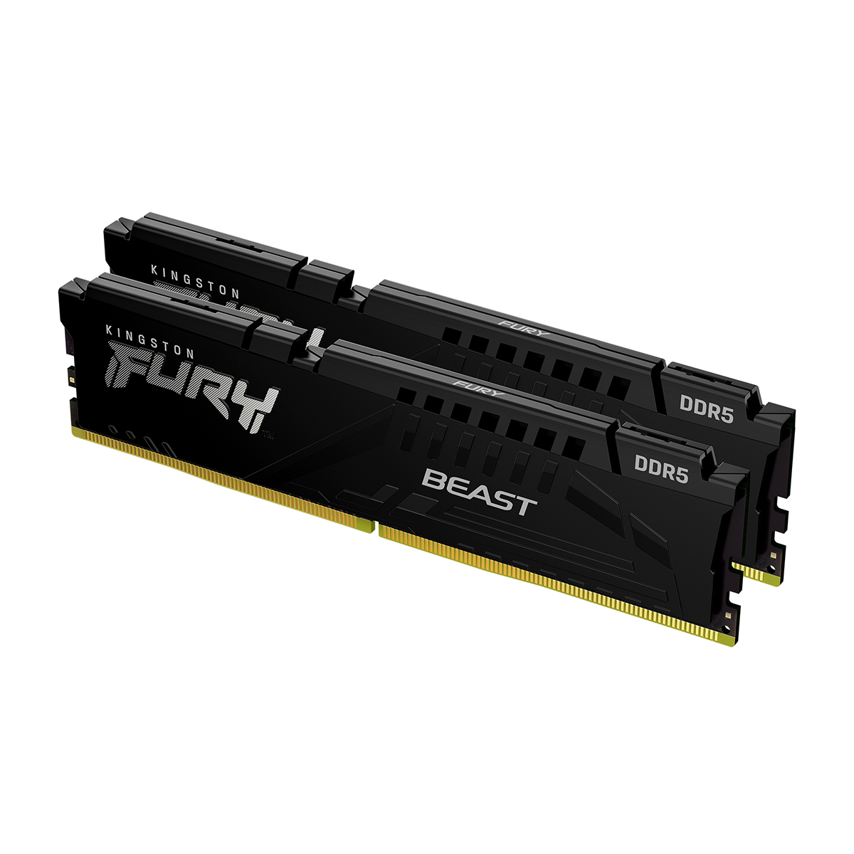 Kingston - Kingston Kit 32GB (2 x 16GB) DDR5 6000MHz FURY Beast Negro CL36