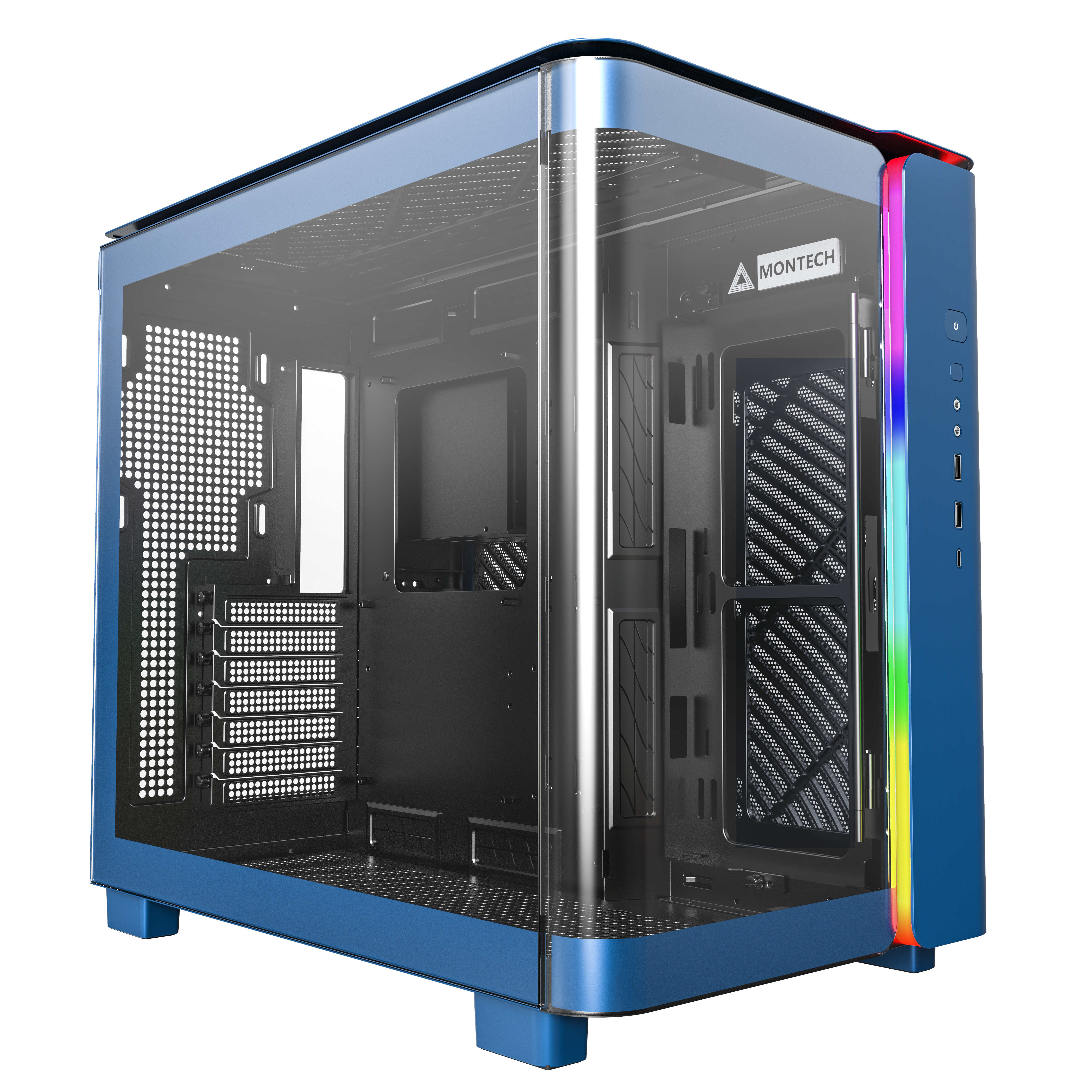 Montech - Caja ATX Montech King 95 Azul