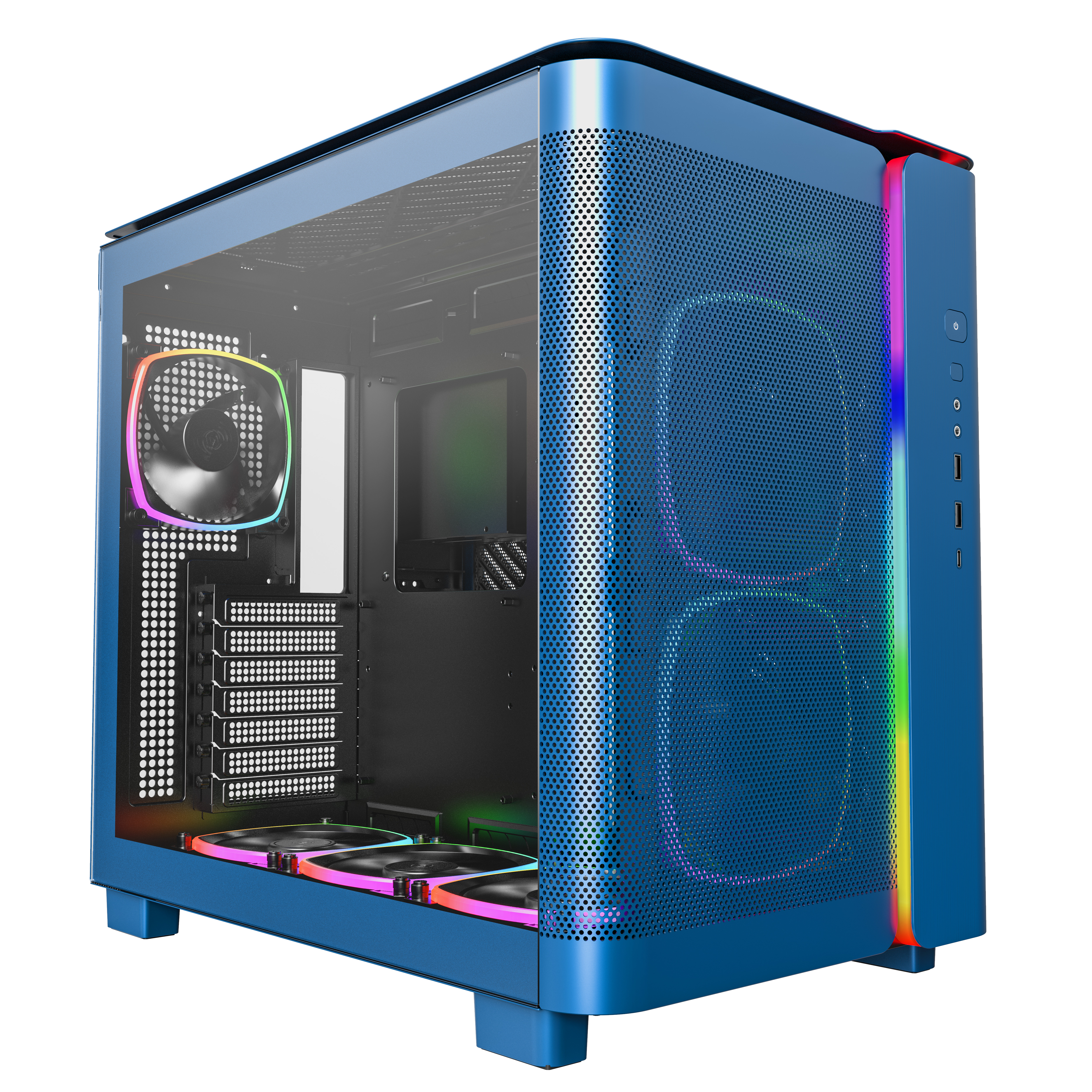 Montech - Caja ATX Montech King 95 PRO Azul