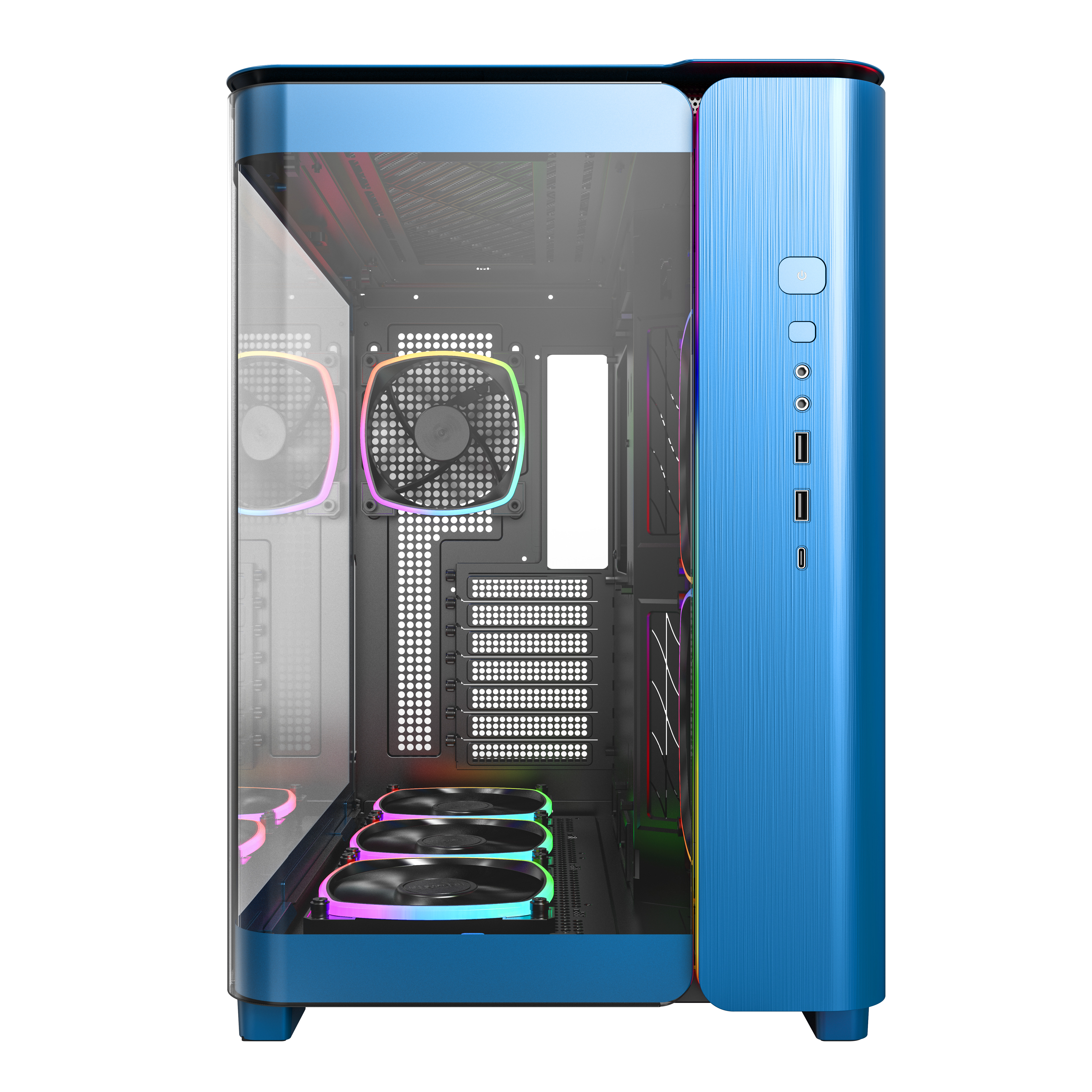 Montech - Caja ATX Montech King 95 PRO Azul