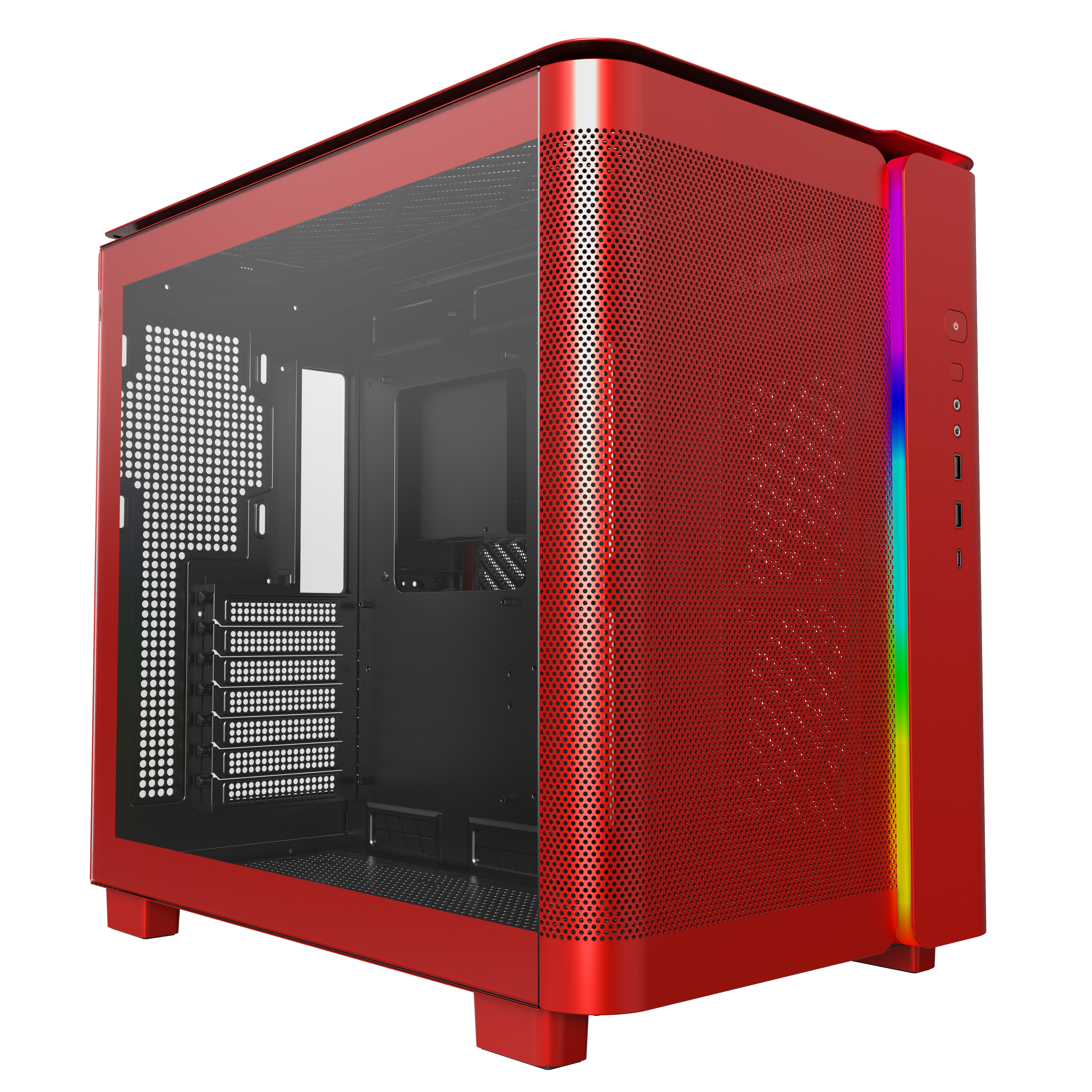 Montech - Caja ATX Montech King 95 Rojo