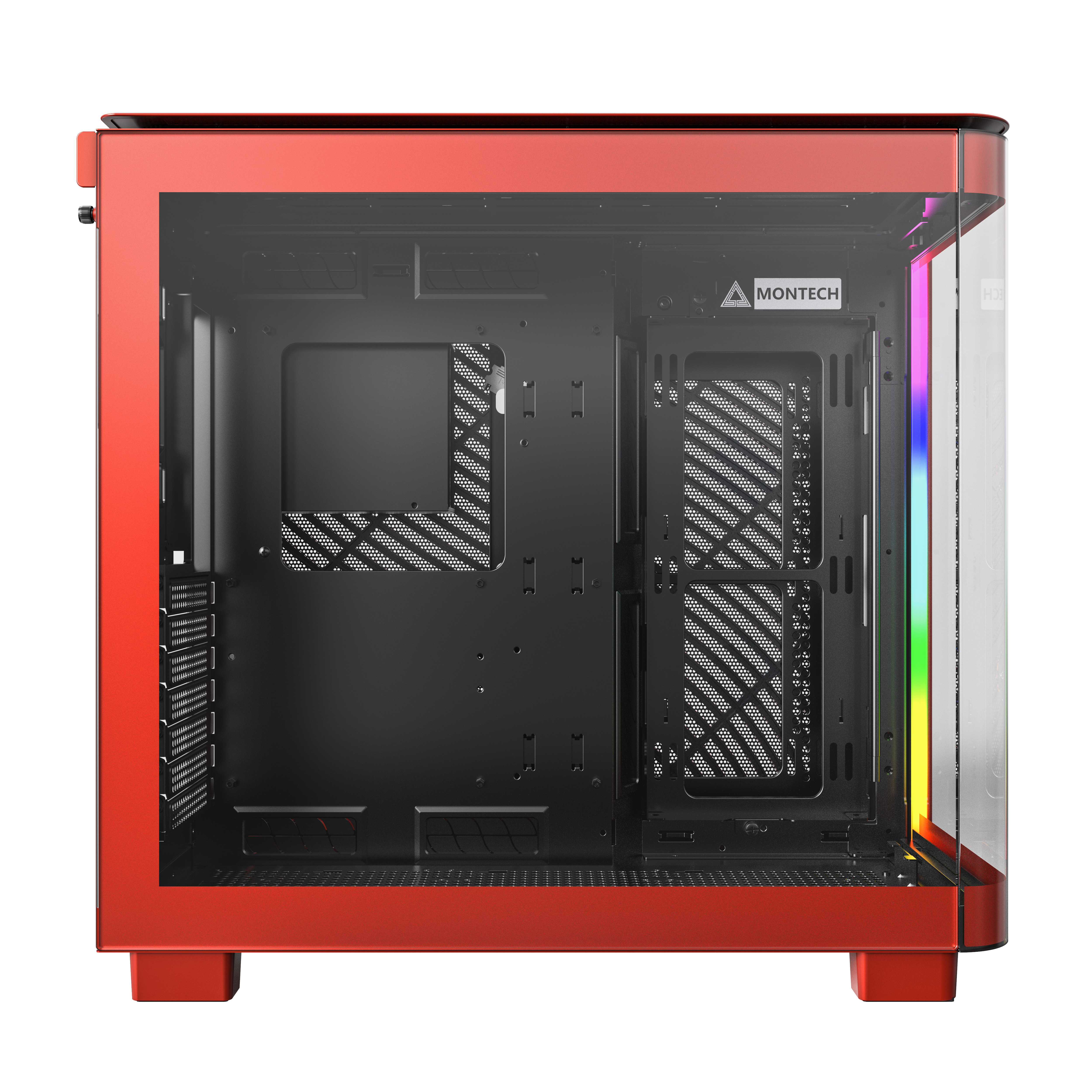 Montech - Caja ATX Montech King 95 Rojo