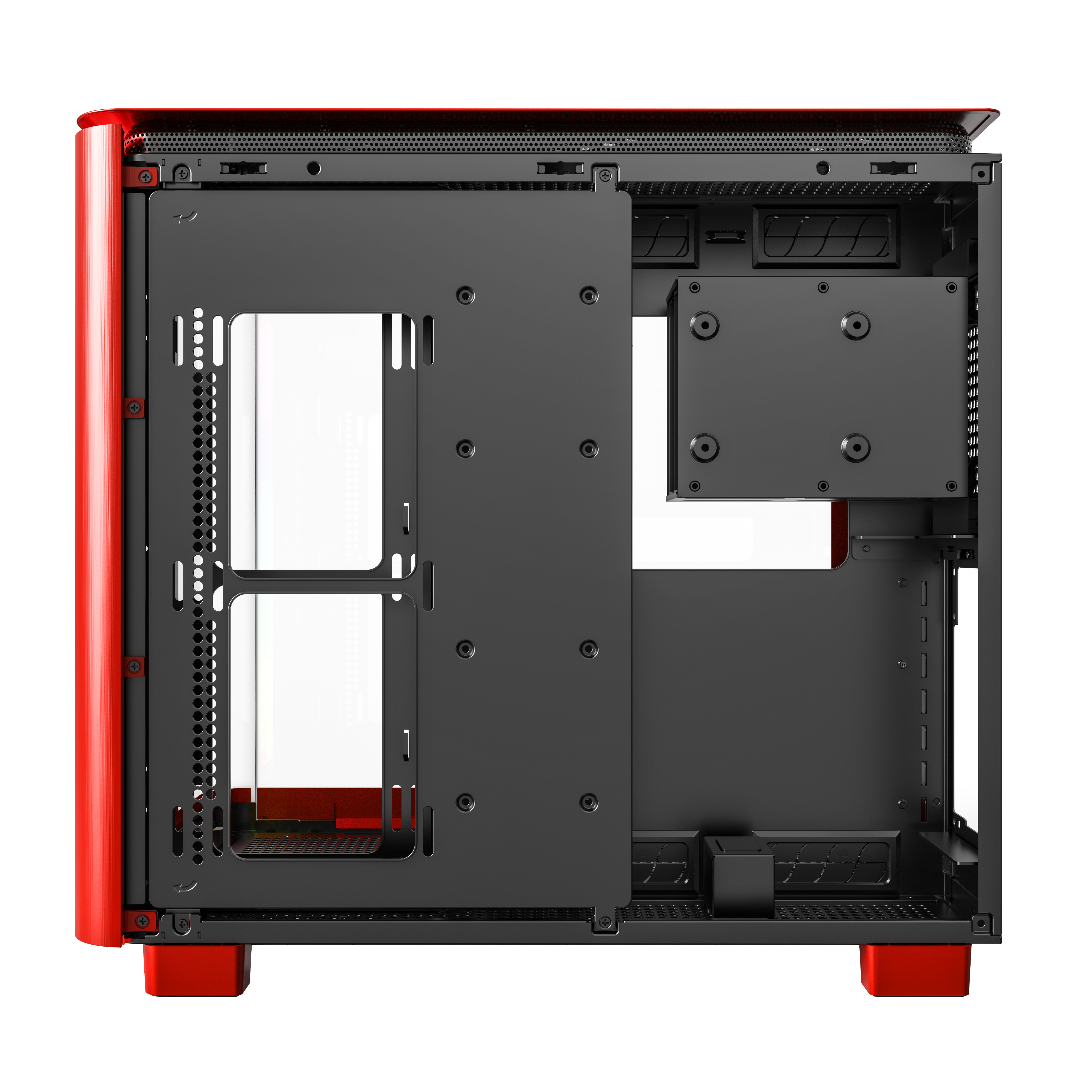 Montech - Caja ATX Montech King 95 Rojo