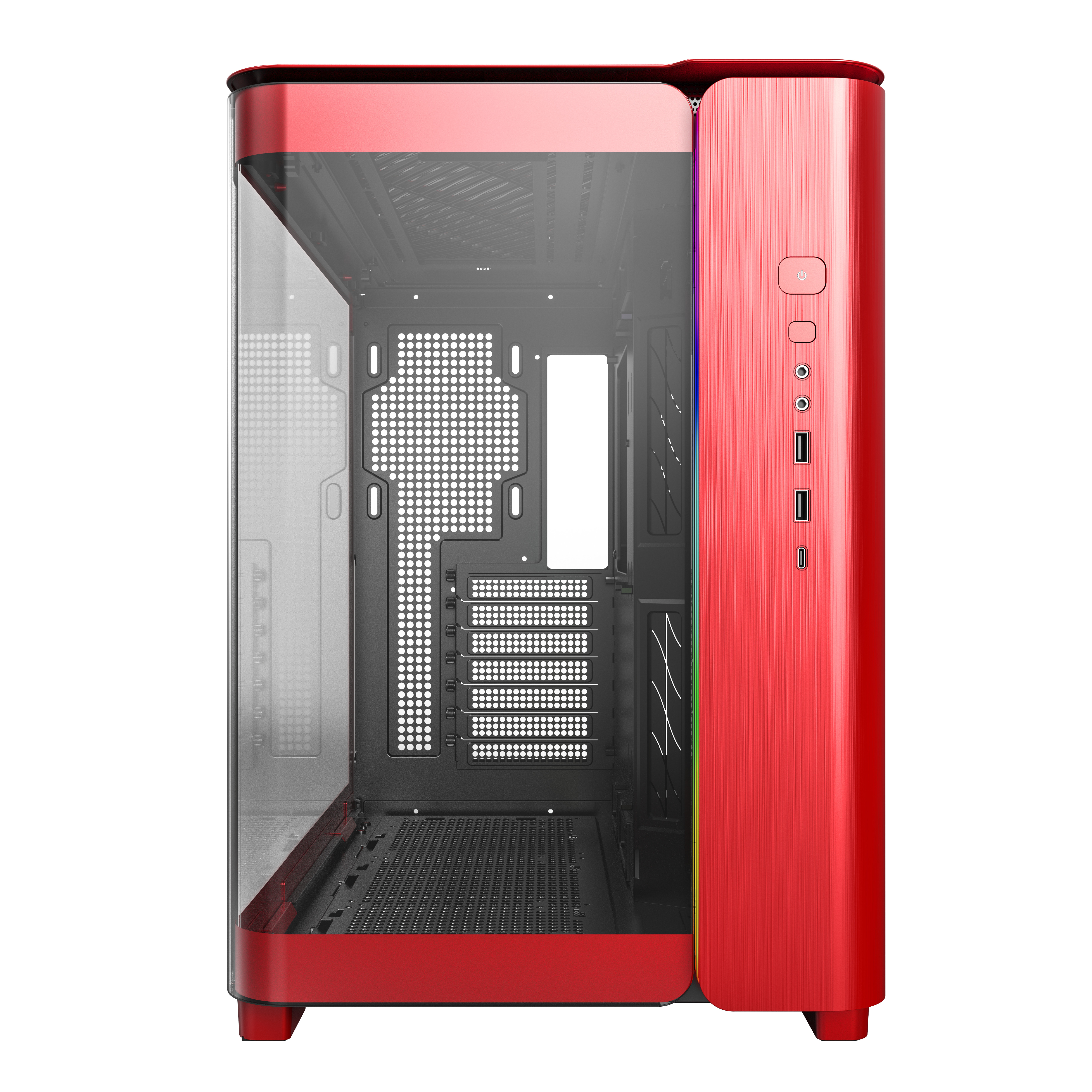 Montech - Caja ATX Montech King 95 Rojo