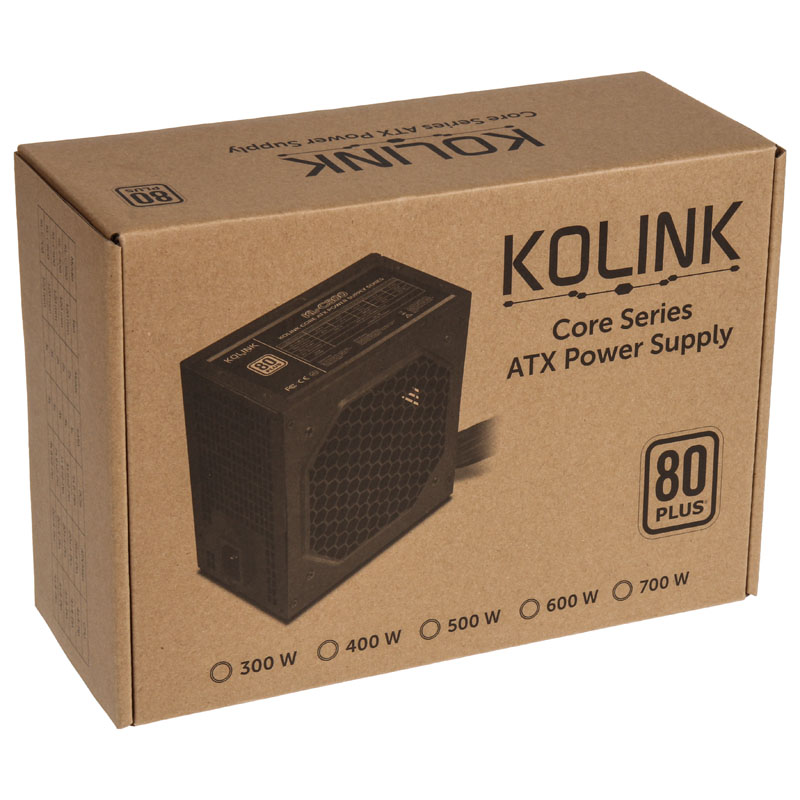 Kolink - Fuente Kolink Core 600W 80+