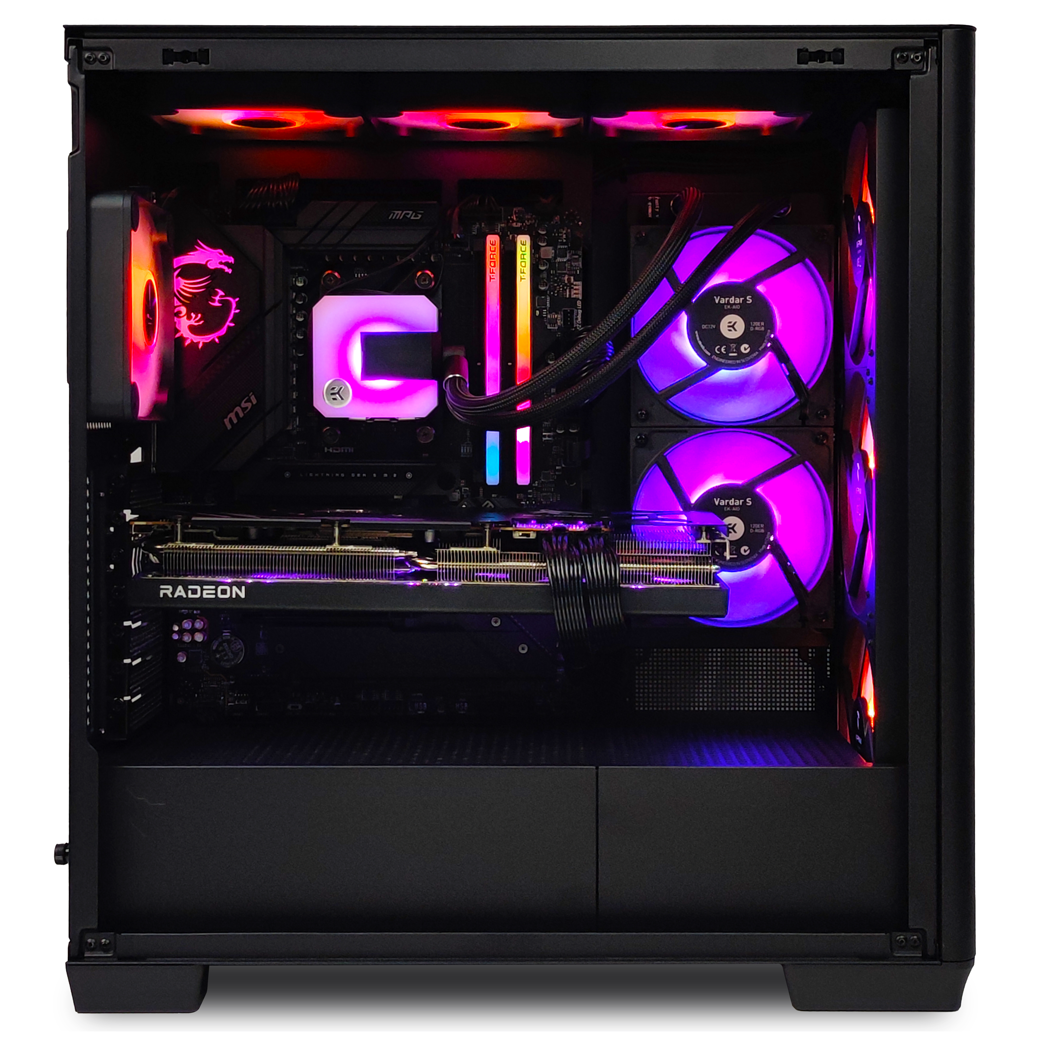 King Mod Systems - Ordenador King Mod Gamer-PC Ryzen 7 7700X 32GB DDR5 2TB RX 7800 XT WIFI W11