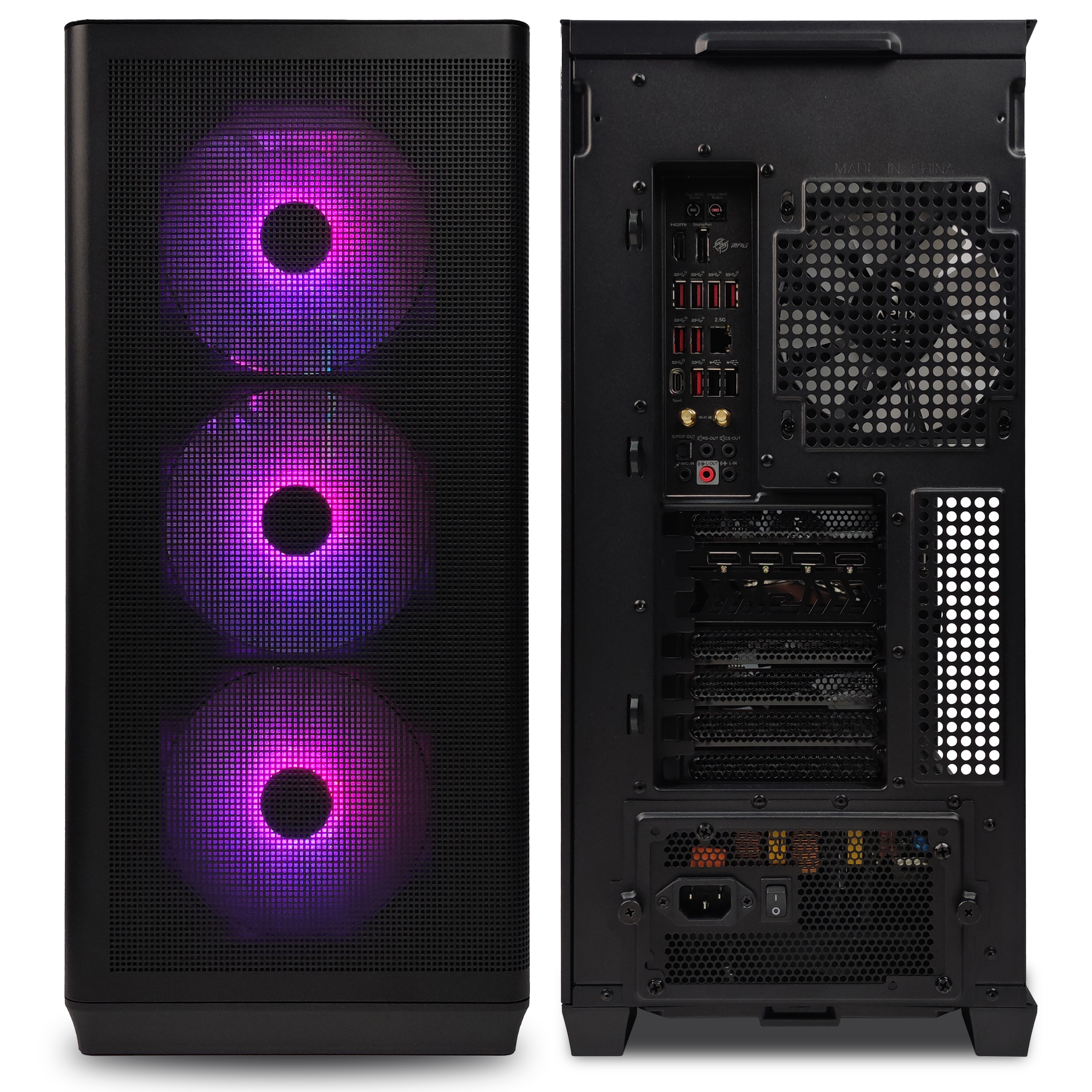 King Mod Systems - Ordenador King Mod Gamer-PC Ryzen 7 7700X 32GB DDR5 2TB RX 7800 XT WIFI W11