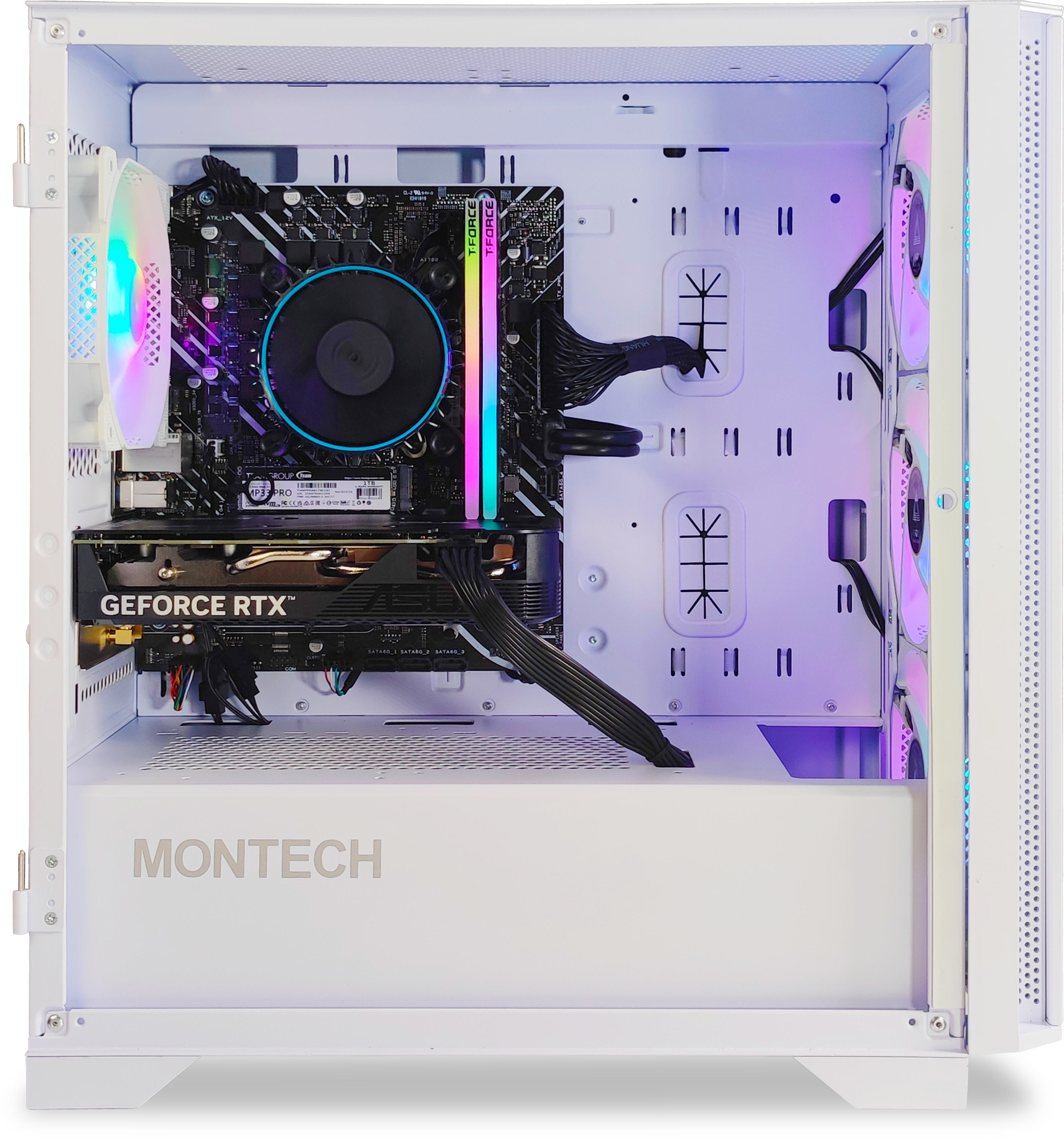 King Mod Systems - Ordenador King Mod Gamer-PC Powered by ASUS i5 12400F 16GB DDR4 1TB RTX 4060 WiFi W11