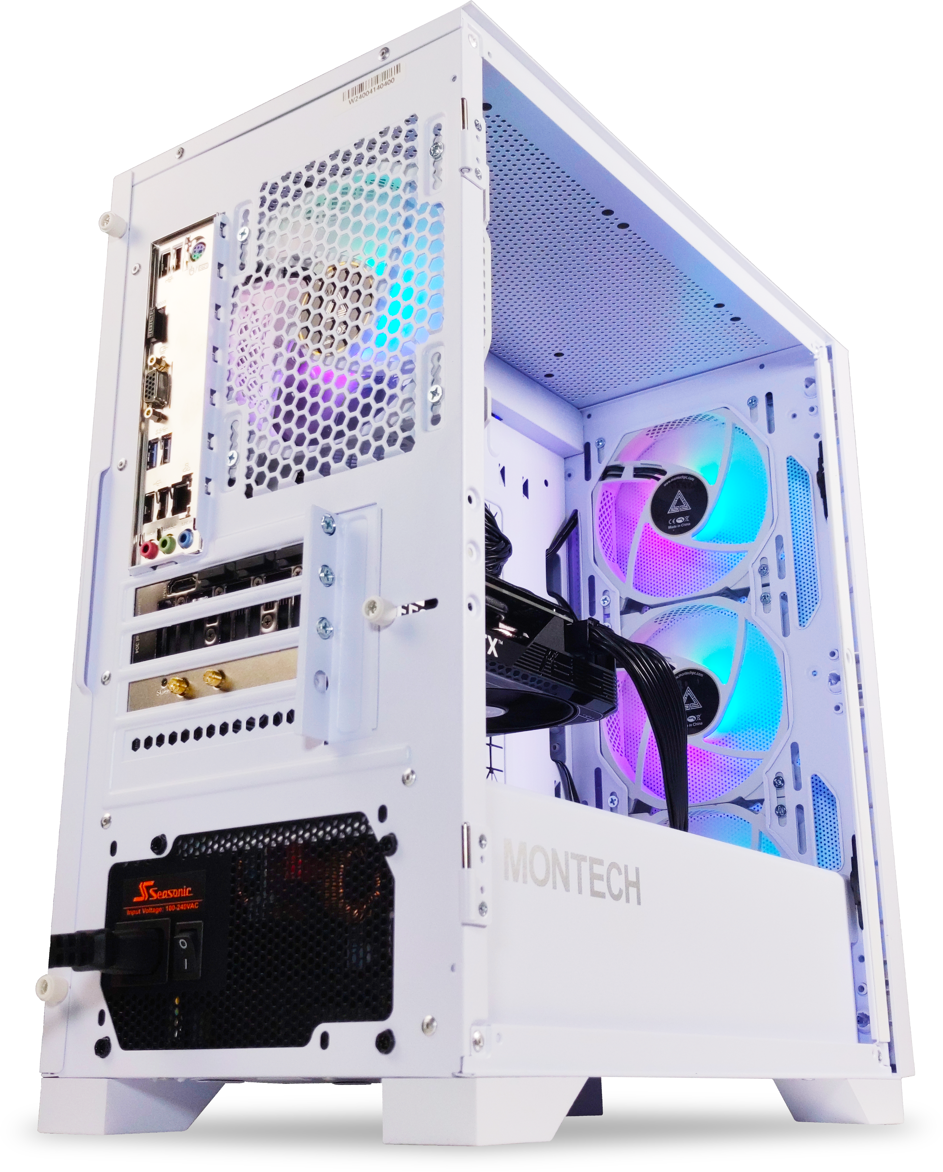 King Mod Systems - Ordenador King Mod Gamer-PC Powered by ASUS i5 12400F 16GB DDR4 1TB RTX 4060 WiFi W11