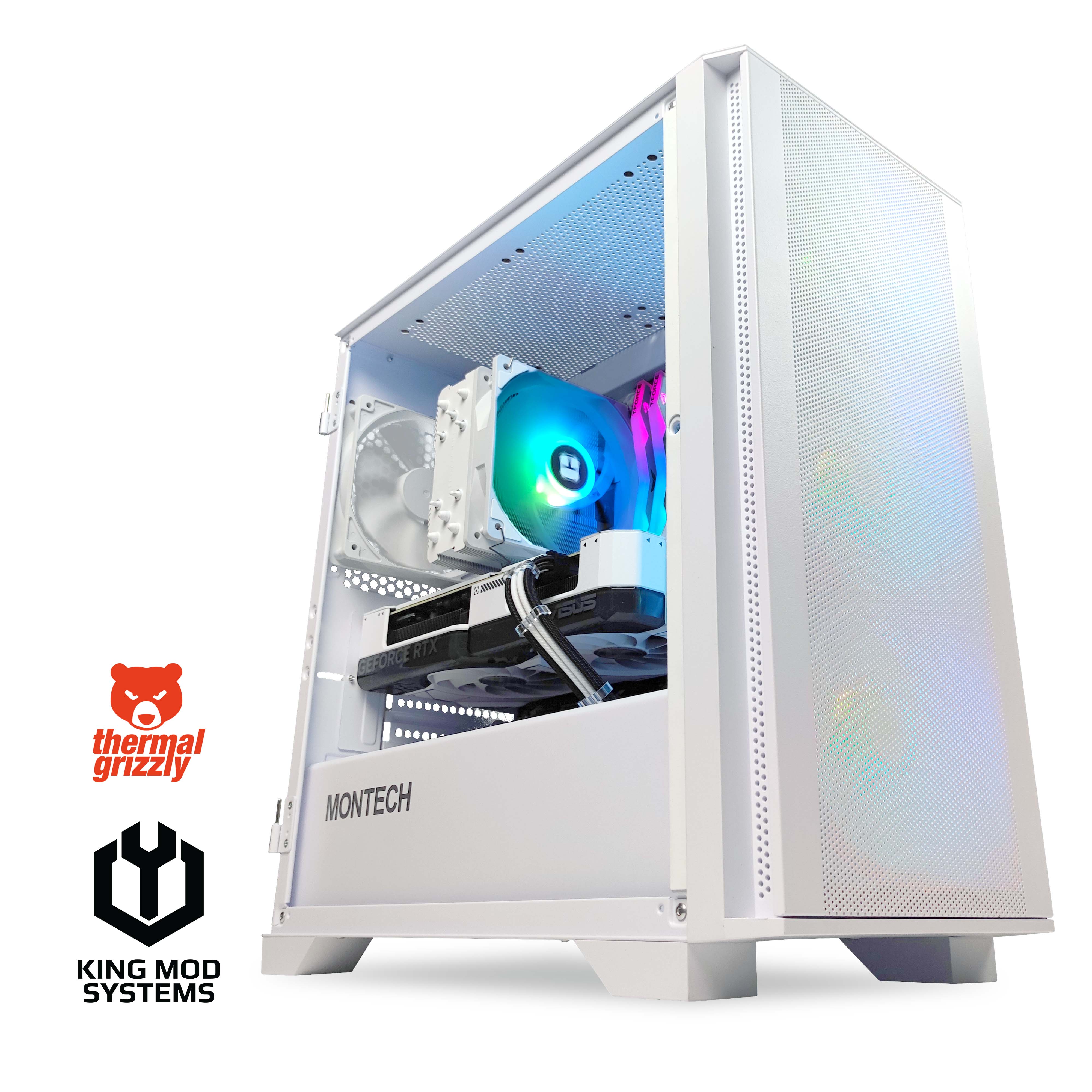 King Mod Systems - Ordenador King Mod Gamer-PC ASUS Intel i5 13400F 32GB DDR5 2TB RTX 4070 WIFI W11