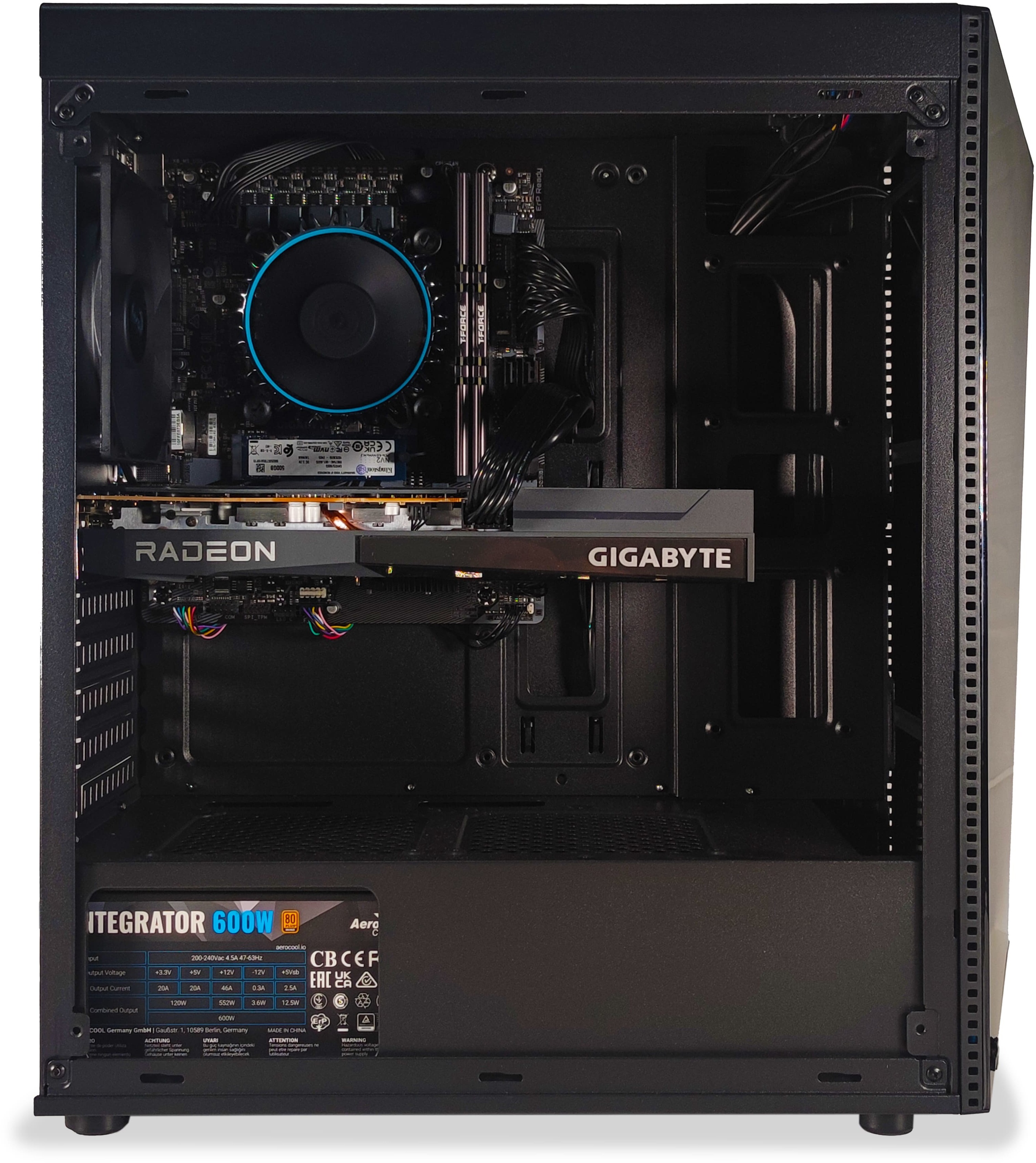 King Mod Systems - Ordenador King Mod Gamer-PC Powered by Gigabyte Intel i3 12100F 16GB DDR4 500GB RX 6600 WiFi W11