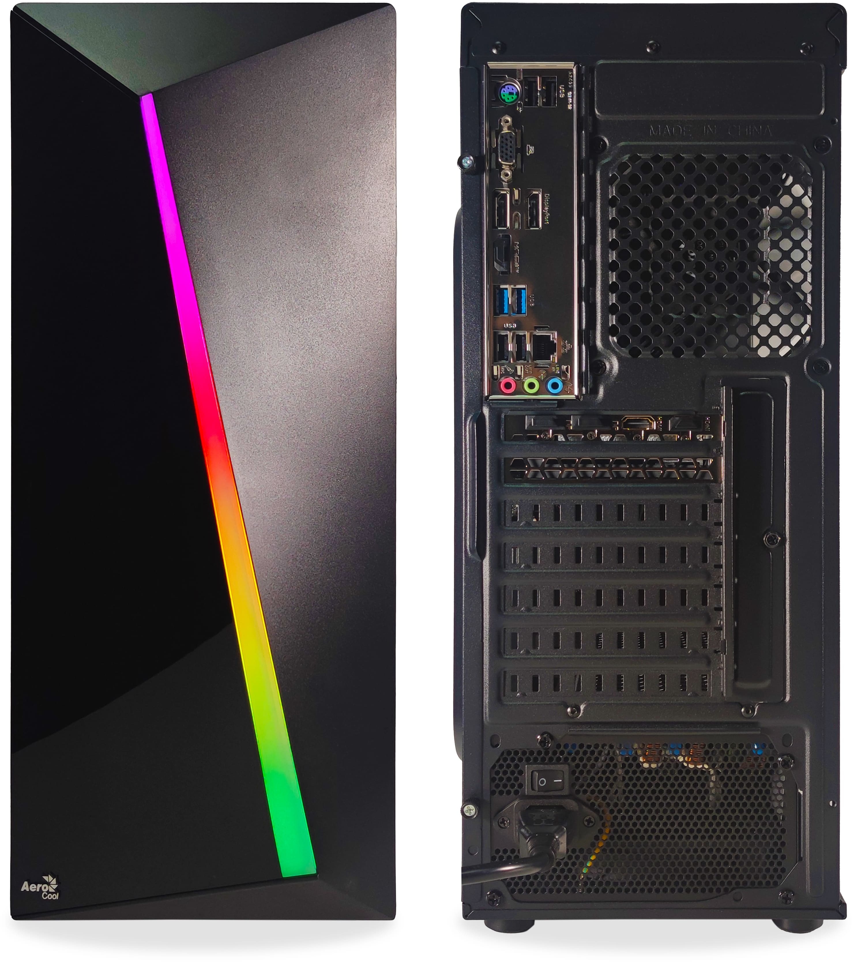 King Mod Systems - Ordenador King Mod Gamer-PC Powered by Gigabyte Intel i3 12100F 16GB DDR4 500GB RX 6600 WiFi W11