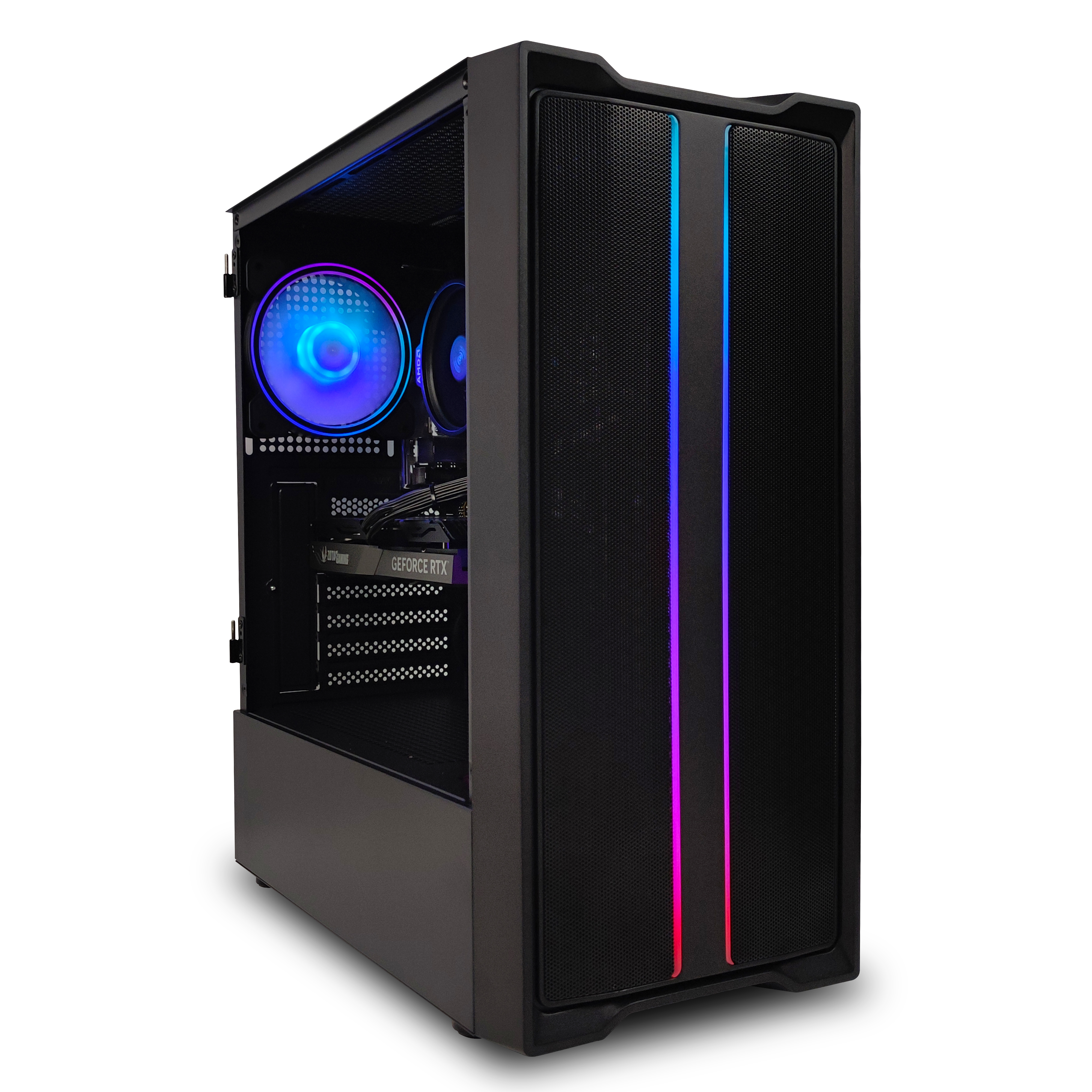 King Mod Systems - Ordenador King Mod Gamer-PC Ryzen 5 4500 16GB 500GB RTX 3050 8GB WiFi W11