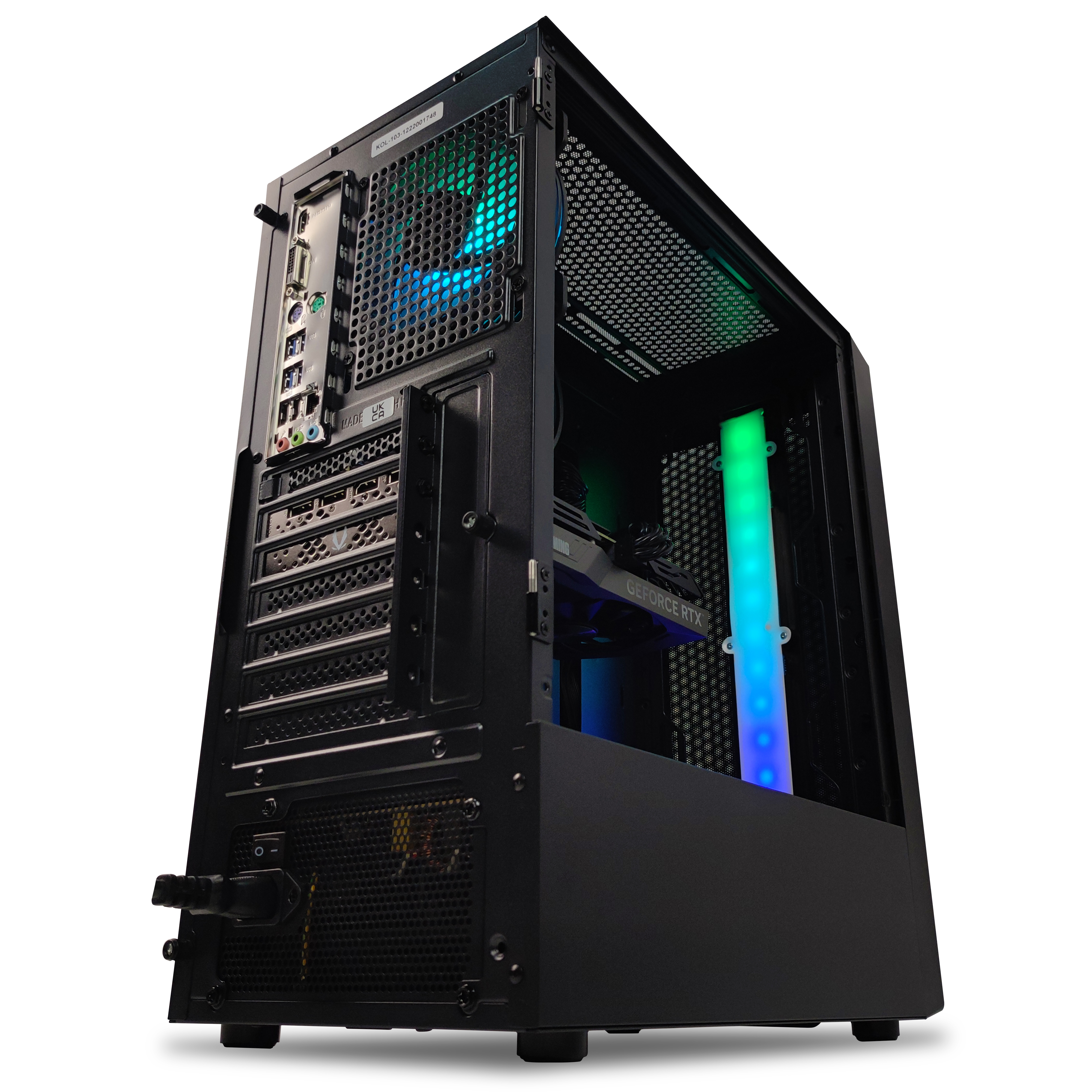 King Mod Systems - Ordenador King Mod Gamer-PC Ryzen 5 4500 16GB 500GB RTX 3050 WiFi W11