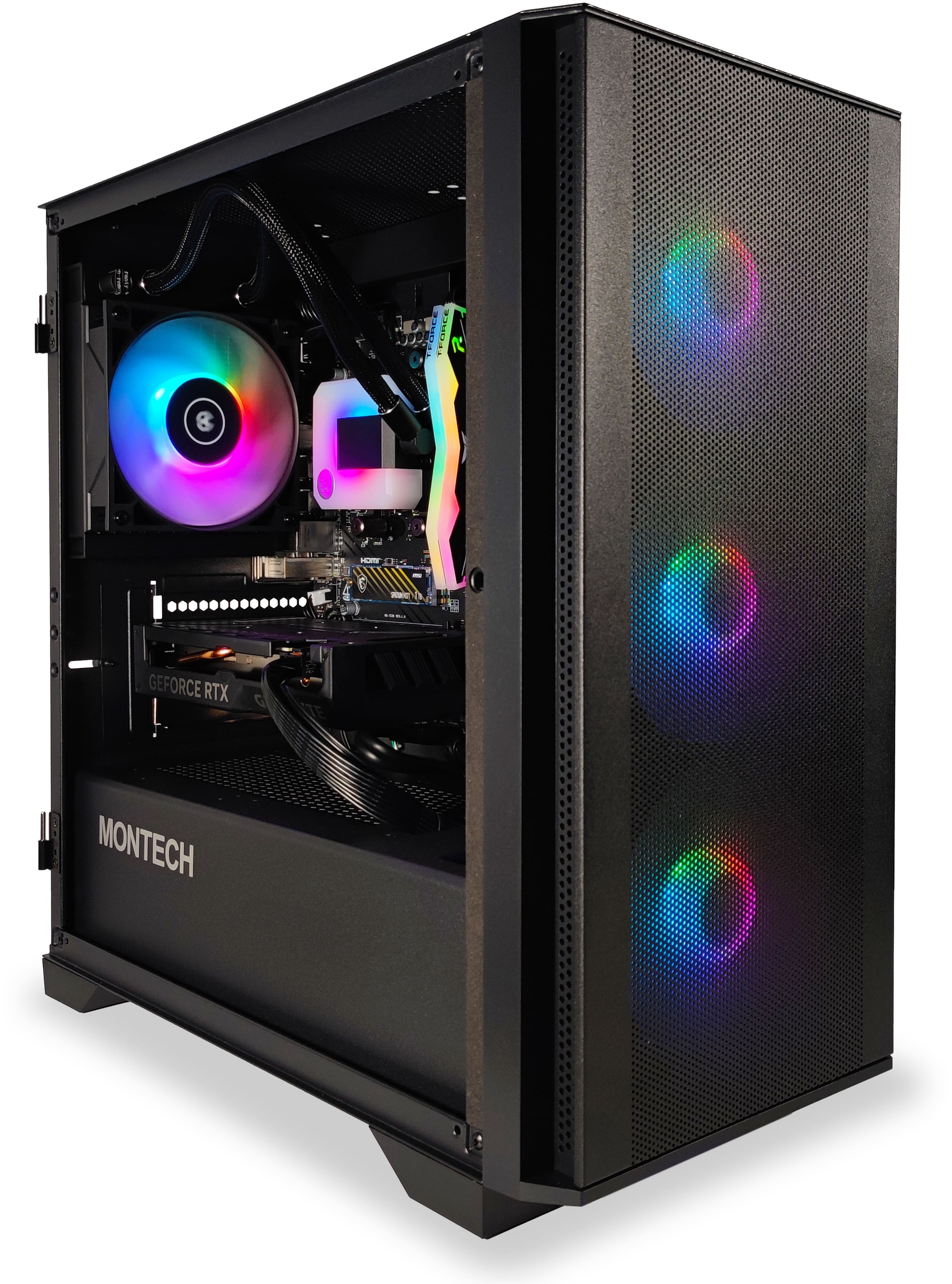 King Mod Systems - Ordenador King Mod Limited-PC Ryzen 5 7500F 32GB DDR5 1TB RTX 4060 WiFi W11 V2