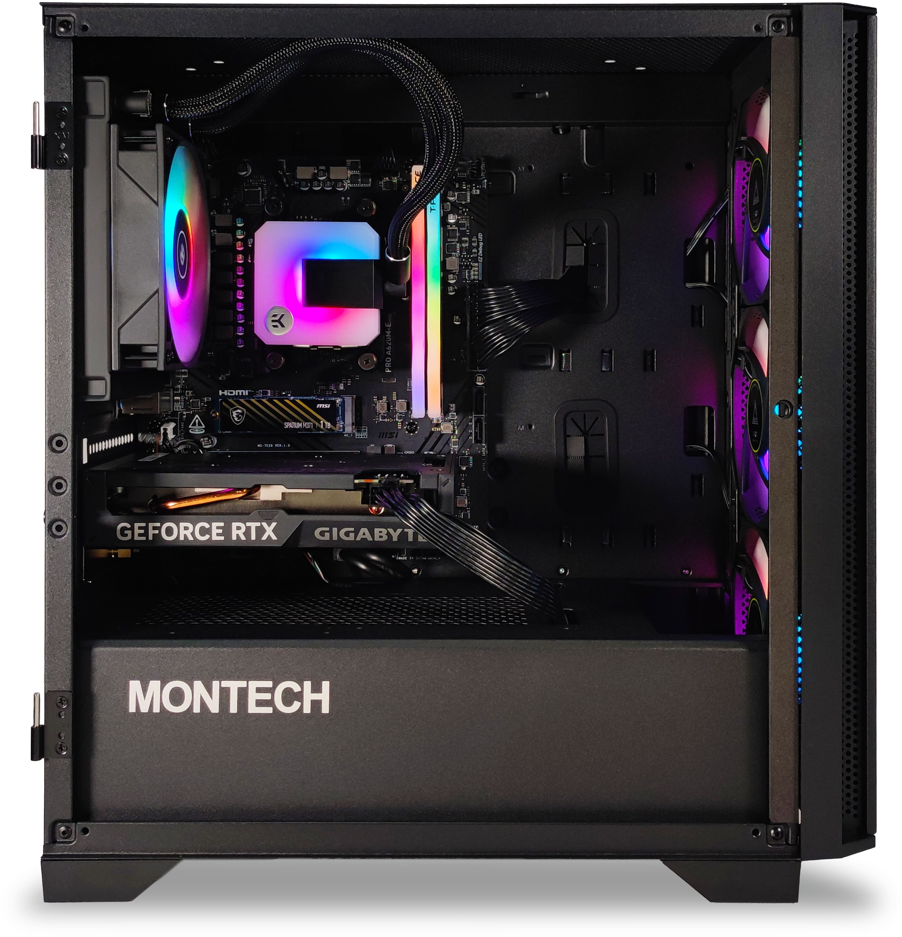 King Mod Systems - Ordenador King Mod Limited-PC Ryzen 5 7500F 32GB DDR5 1TB RTX 4060 WiFi W11 V2