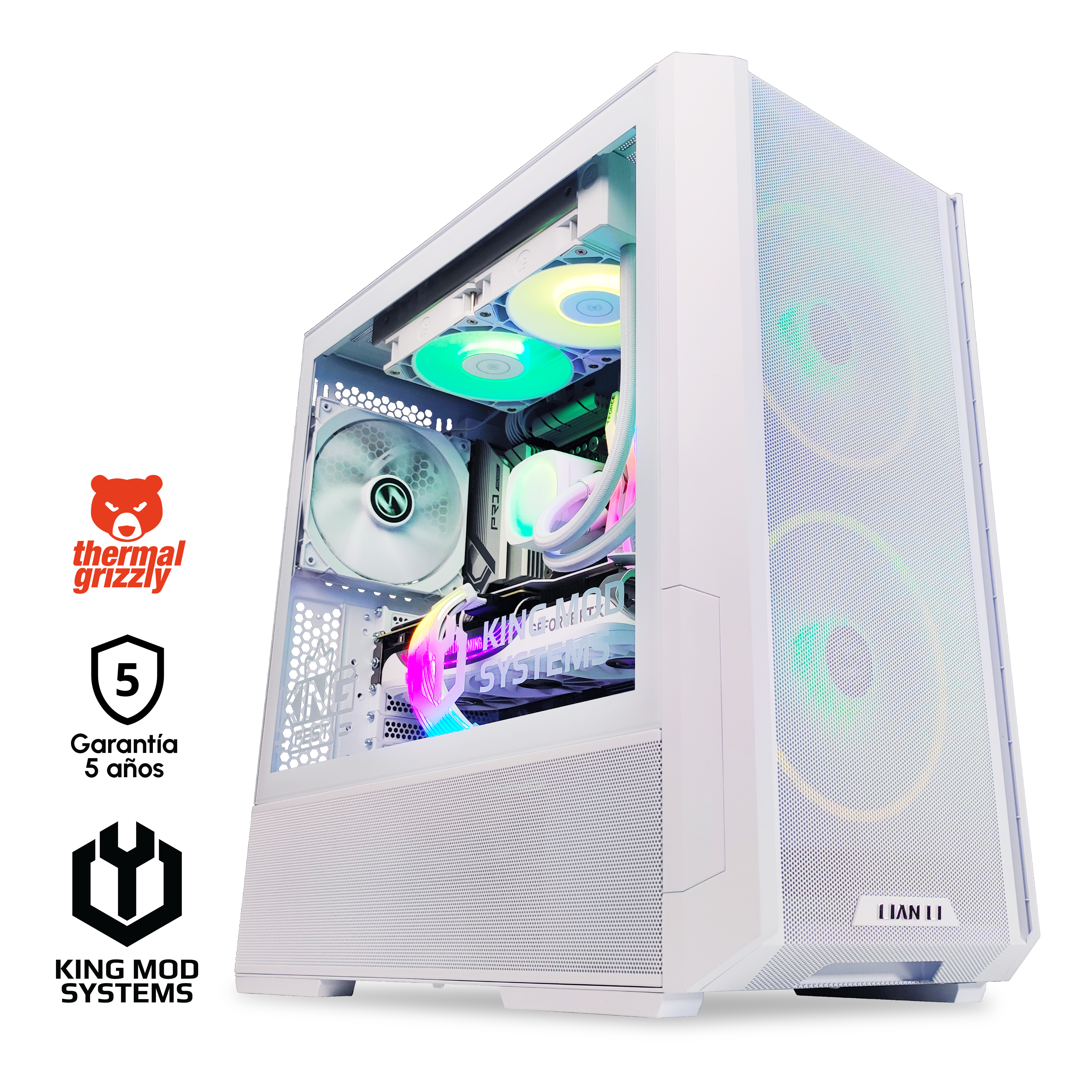 King Mod Systems - Ordenador King Mod Limited-PC Ryzen 5 7600 32GB DDR5 1TB RTX 4070 Ti WiFi W11