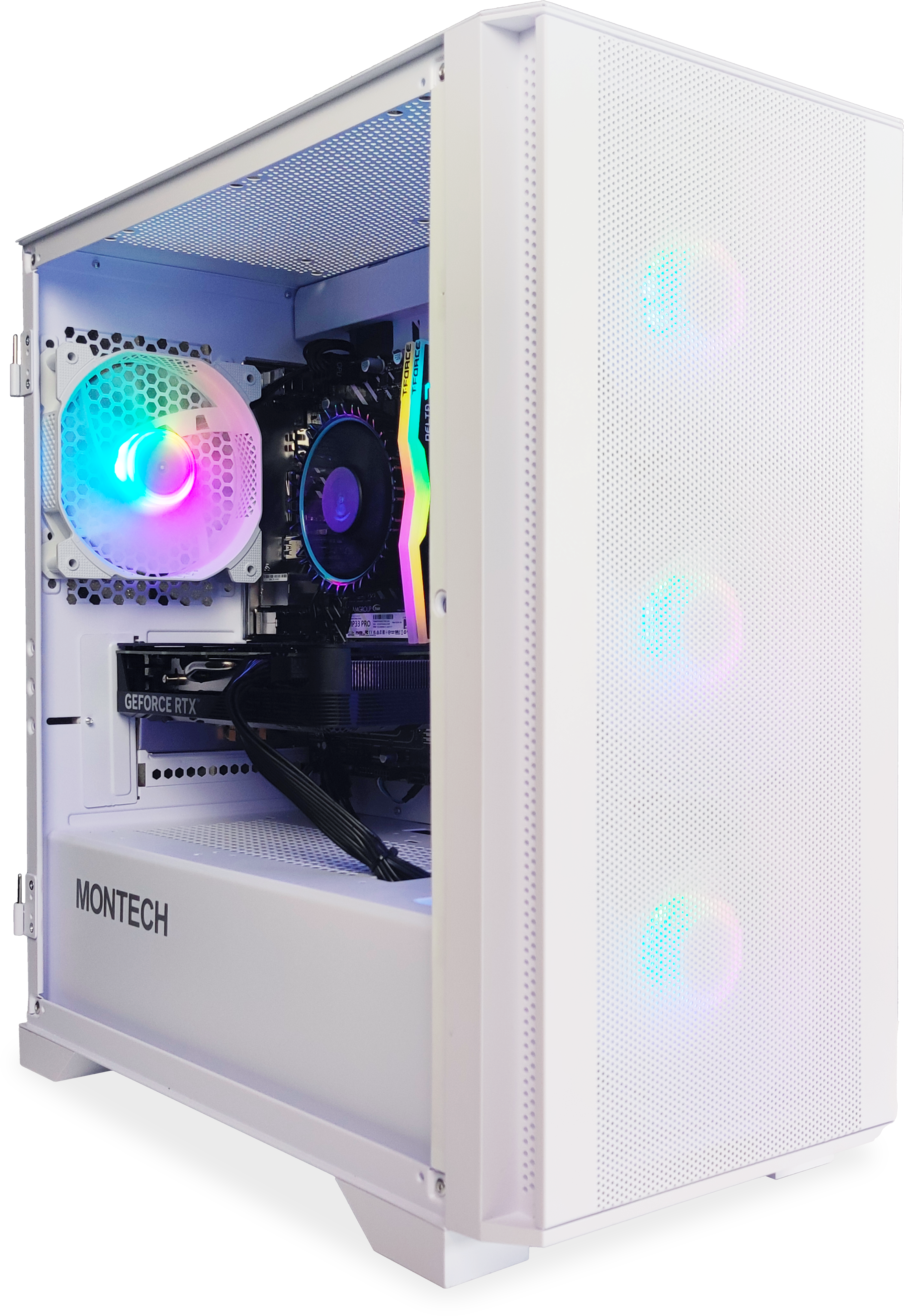 King Mod Systems - Ordenador King Mod Limited-PC Ryzen 5 7600 32GB DDR5 1TB RTX 4070 Ti WiFi W11